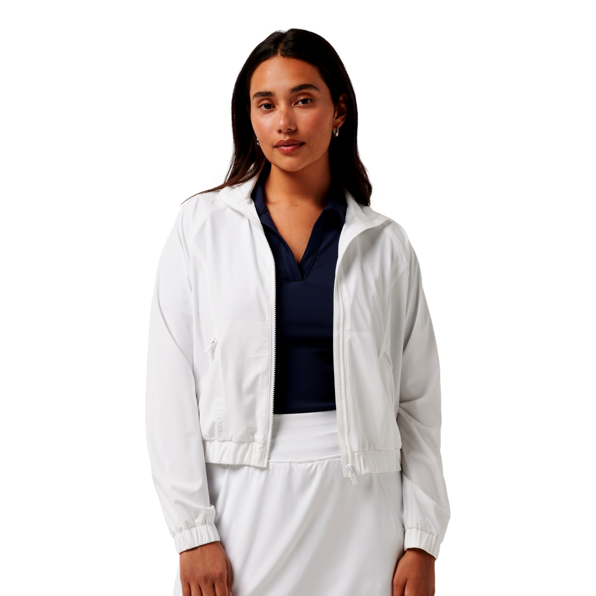 Women's Travel Day Tech Woven Full Zip Jacket