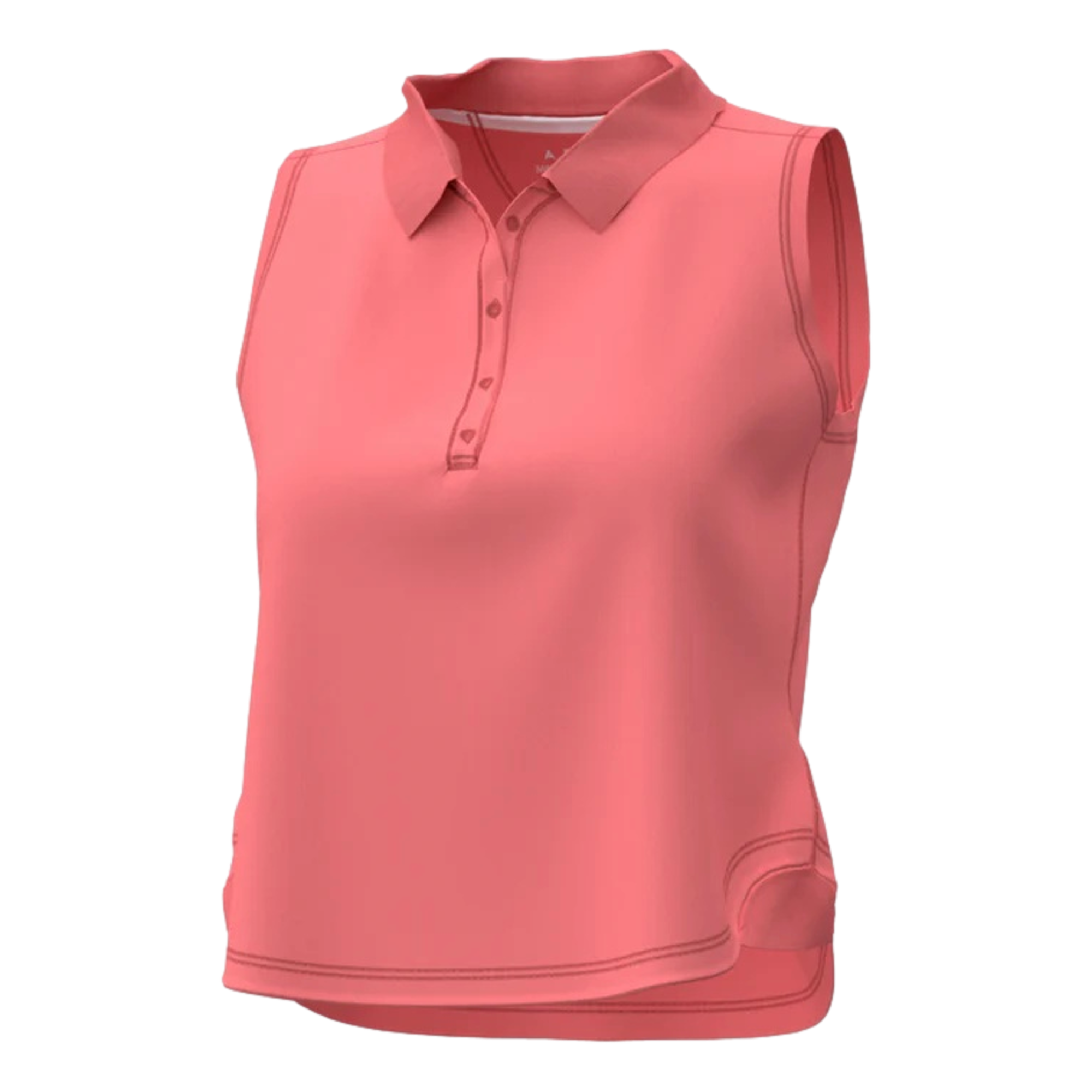 Classic Cropped Women's Sleeveless Golf Polo Shirt