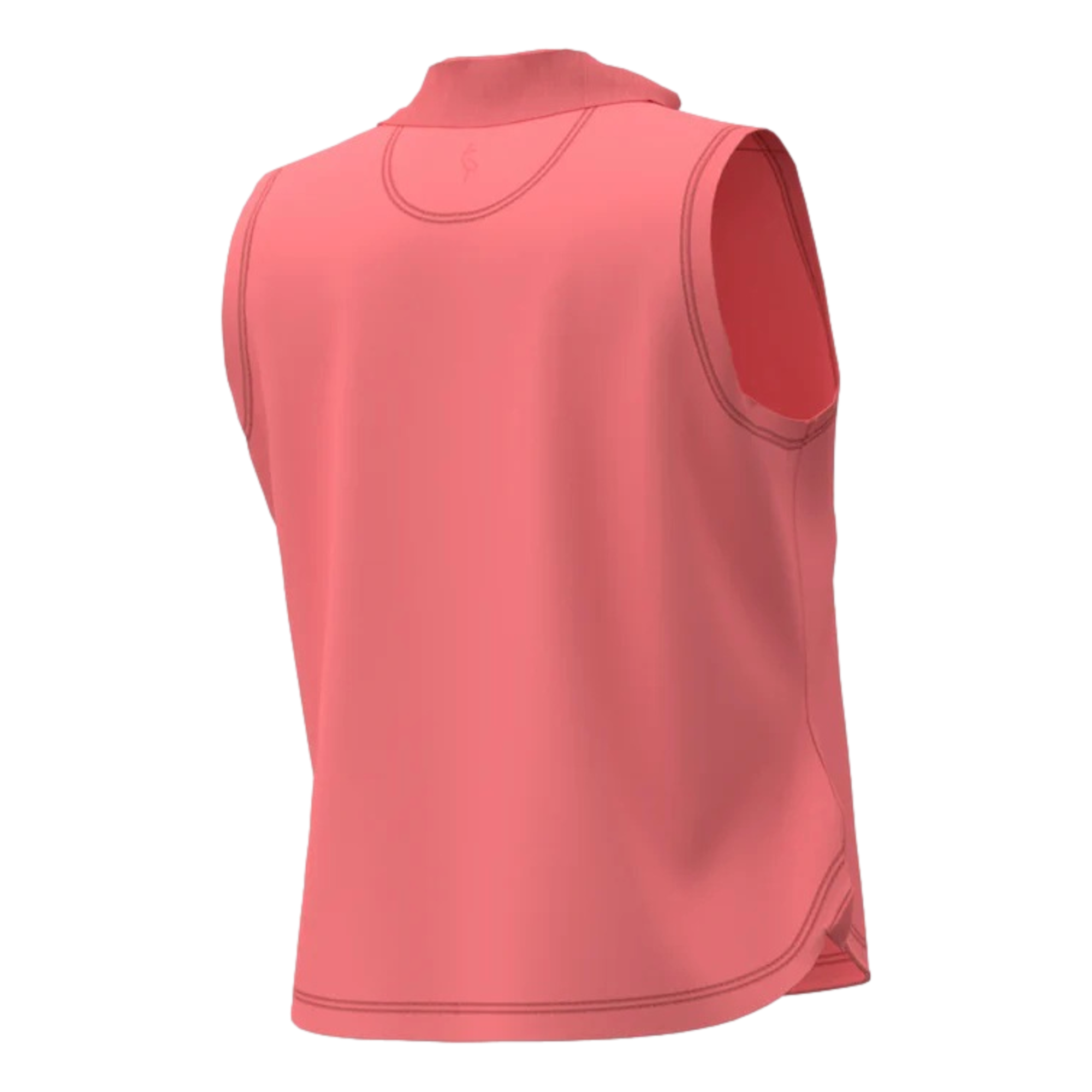 Classic Cropped Women's Sleeveless Golf Polo Shirt