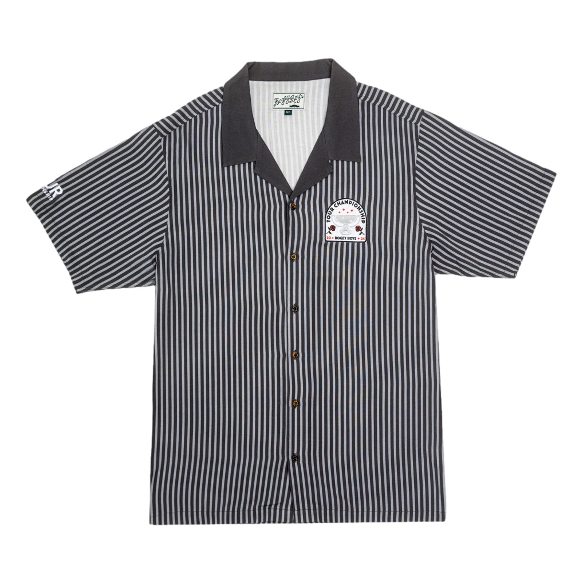 Tour Championship Striped Button-Up Shirt