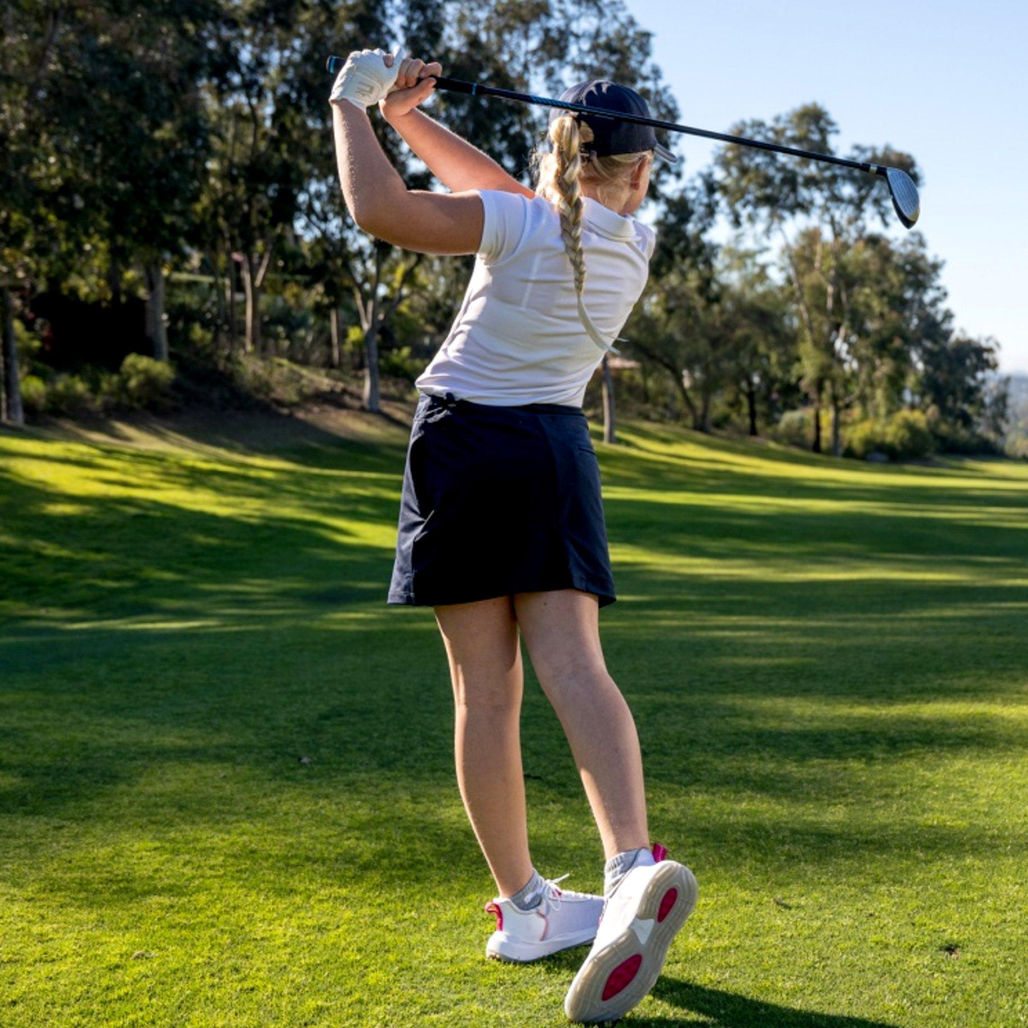 Girls Solid Short Sleeve Polo