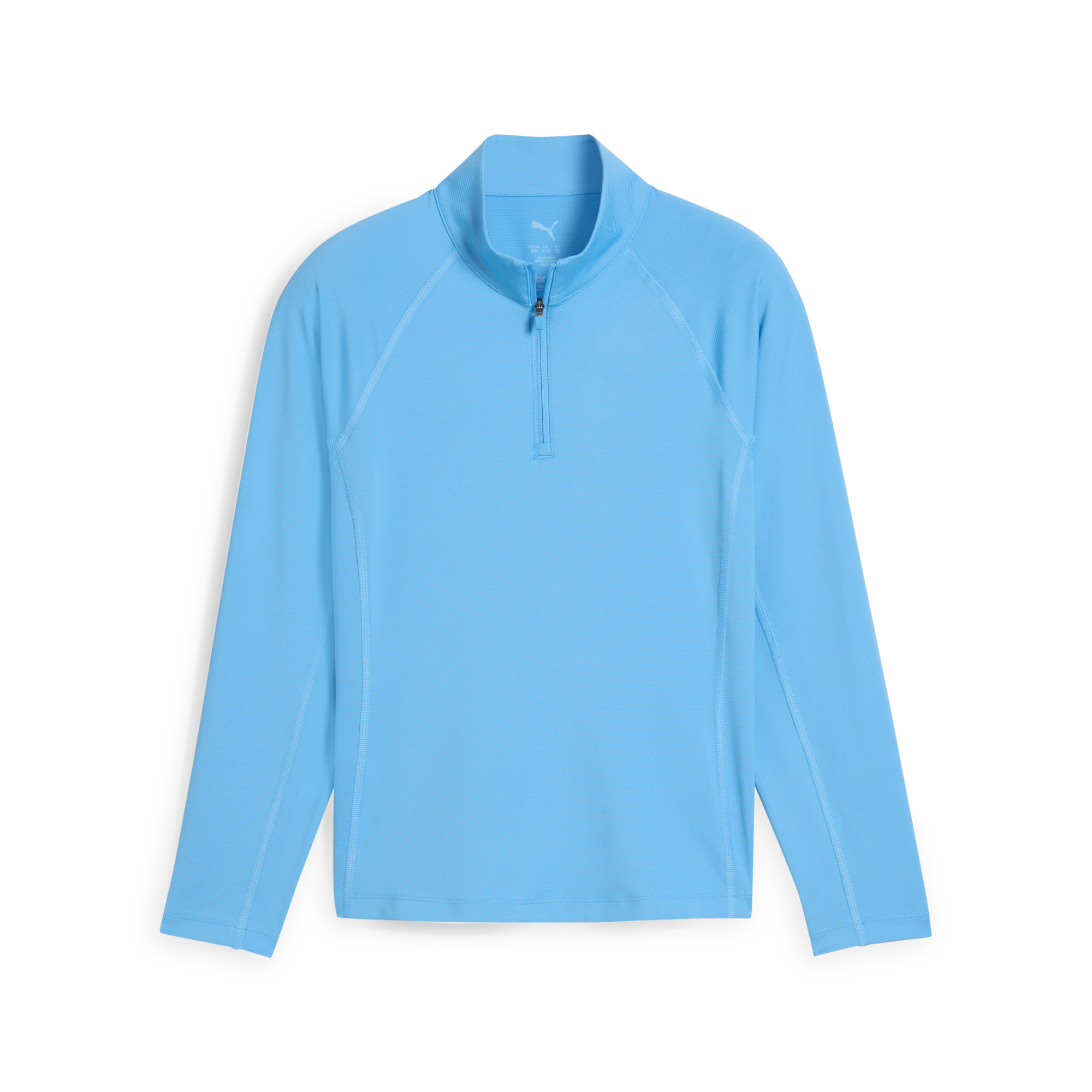 Girls Solid YOU-V Quarter Zip