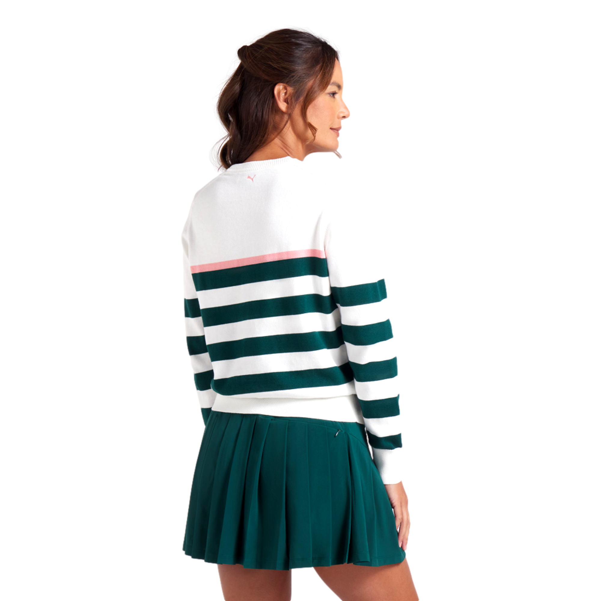 Resort Stripe Women's Golf Sweater