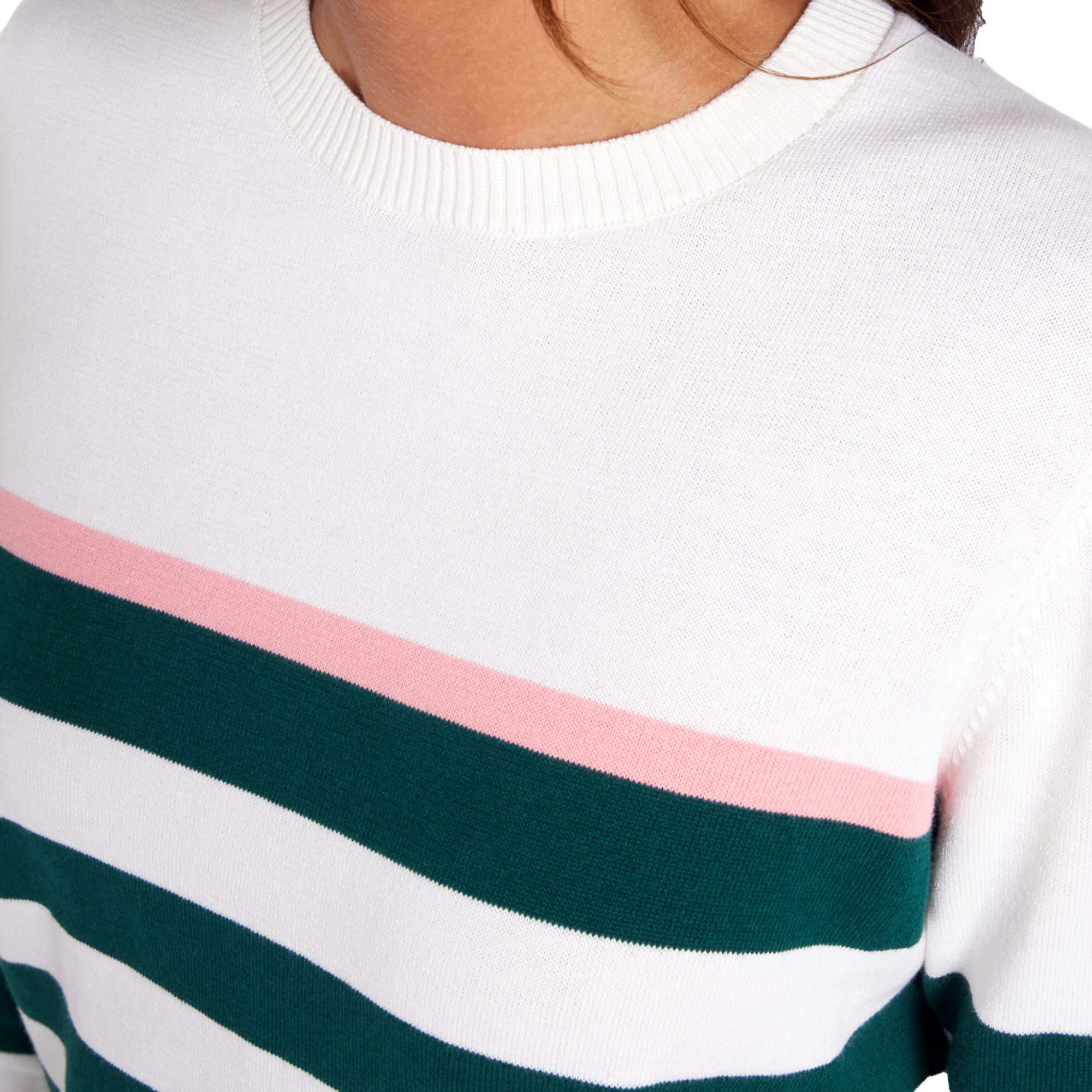 Resort Stripe Women's Golf Sweater