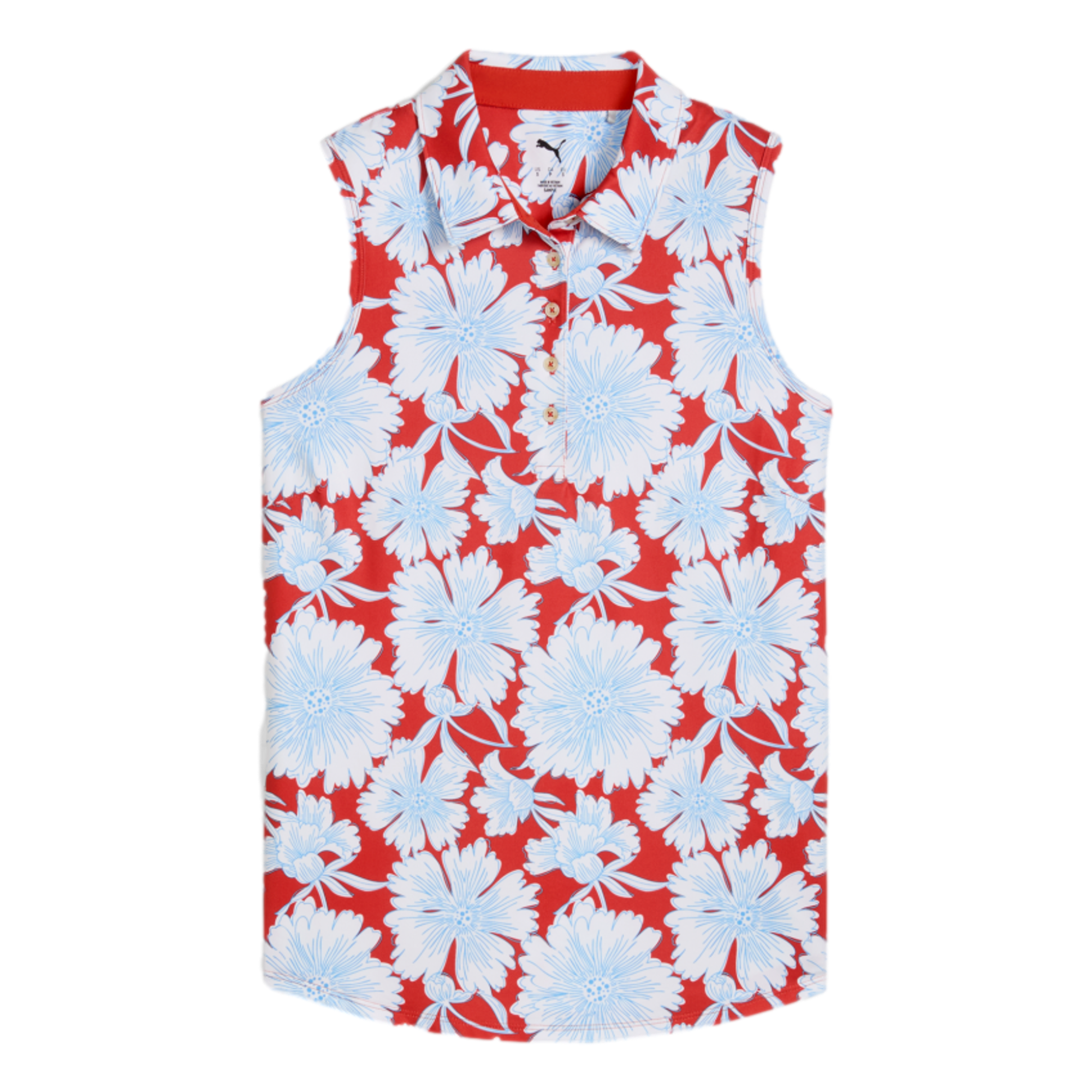 CLOUDSPUN Botanic Sleeveless Golf Polo Shirt