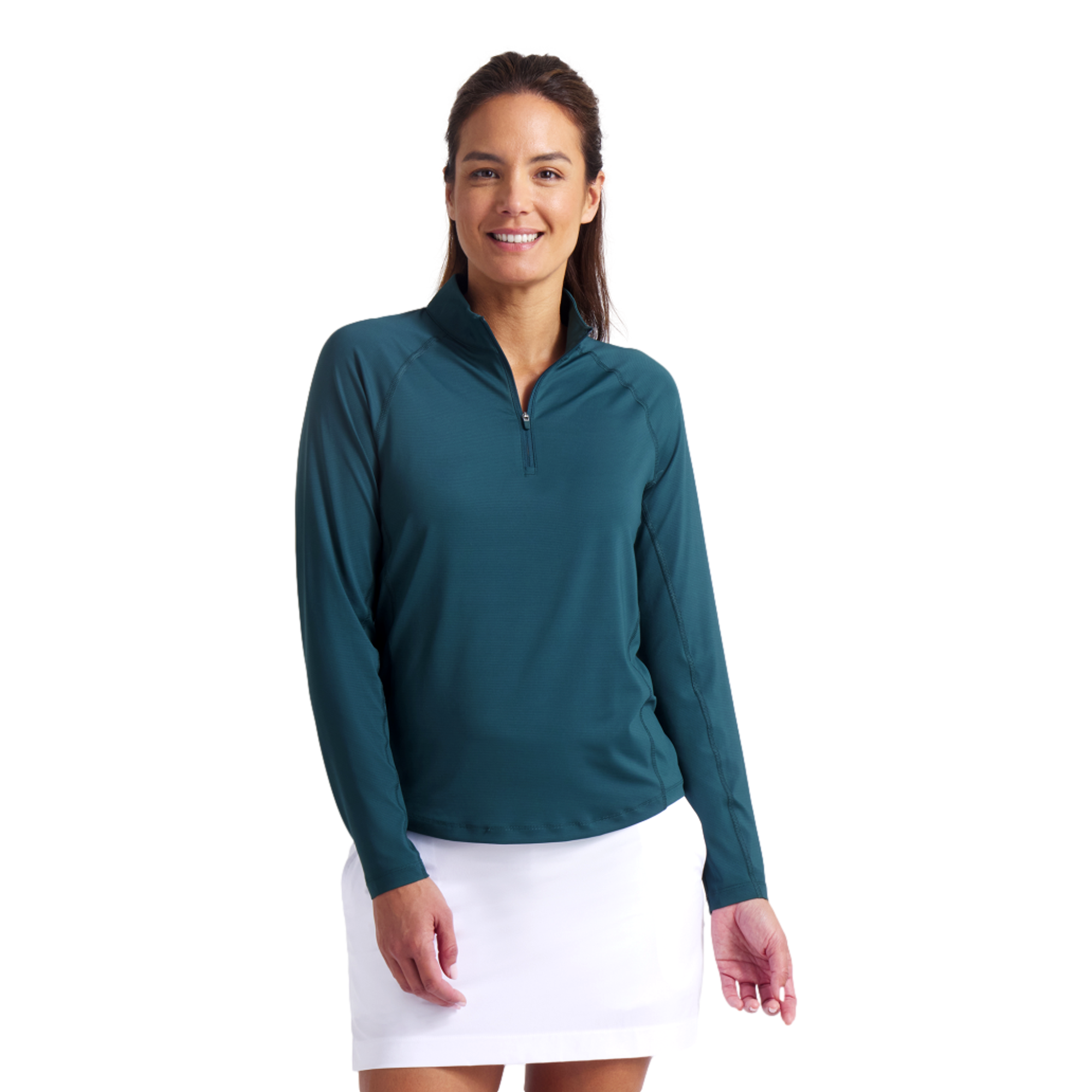 Women's YouV Brrr Solid Quarter Zip