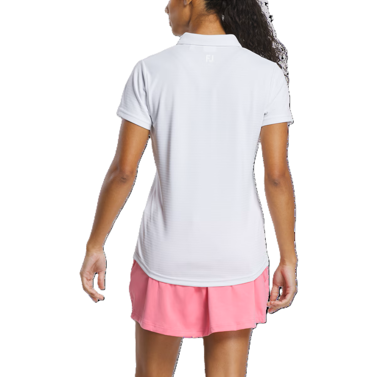 Jaquard Women's Short Sleeve Golf Shirt