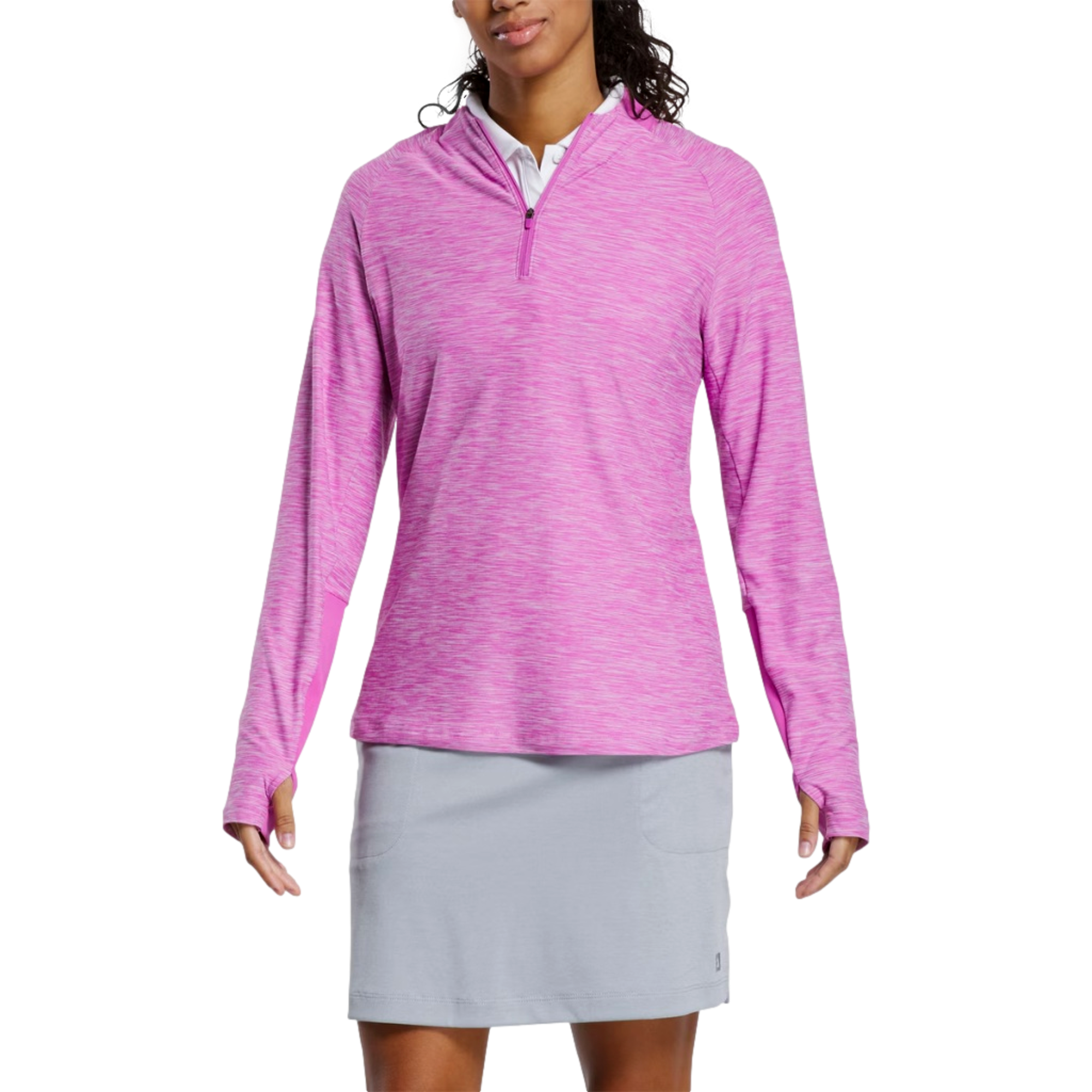Space Dye Women's Golf Quarter Zip