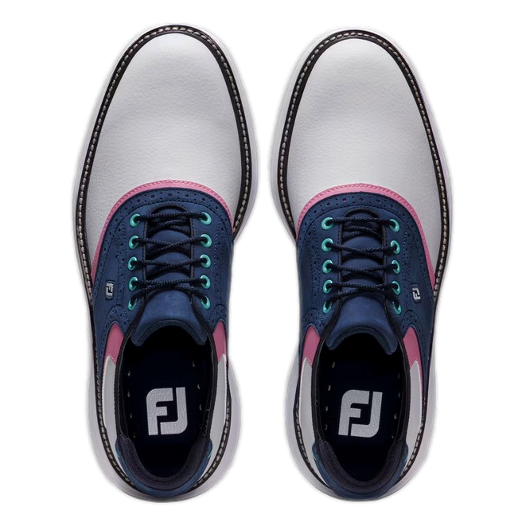 New Wave Traditions Men's Spiked Golf Shoes