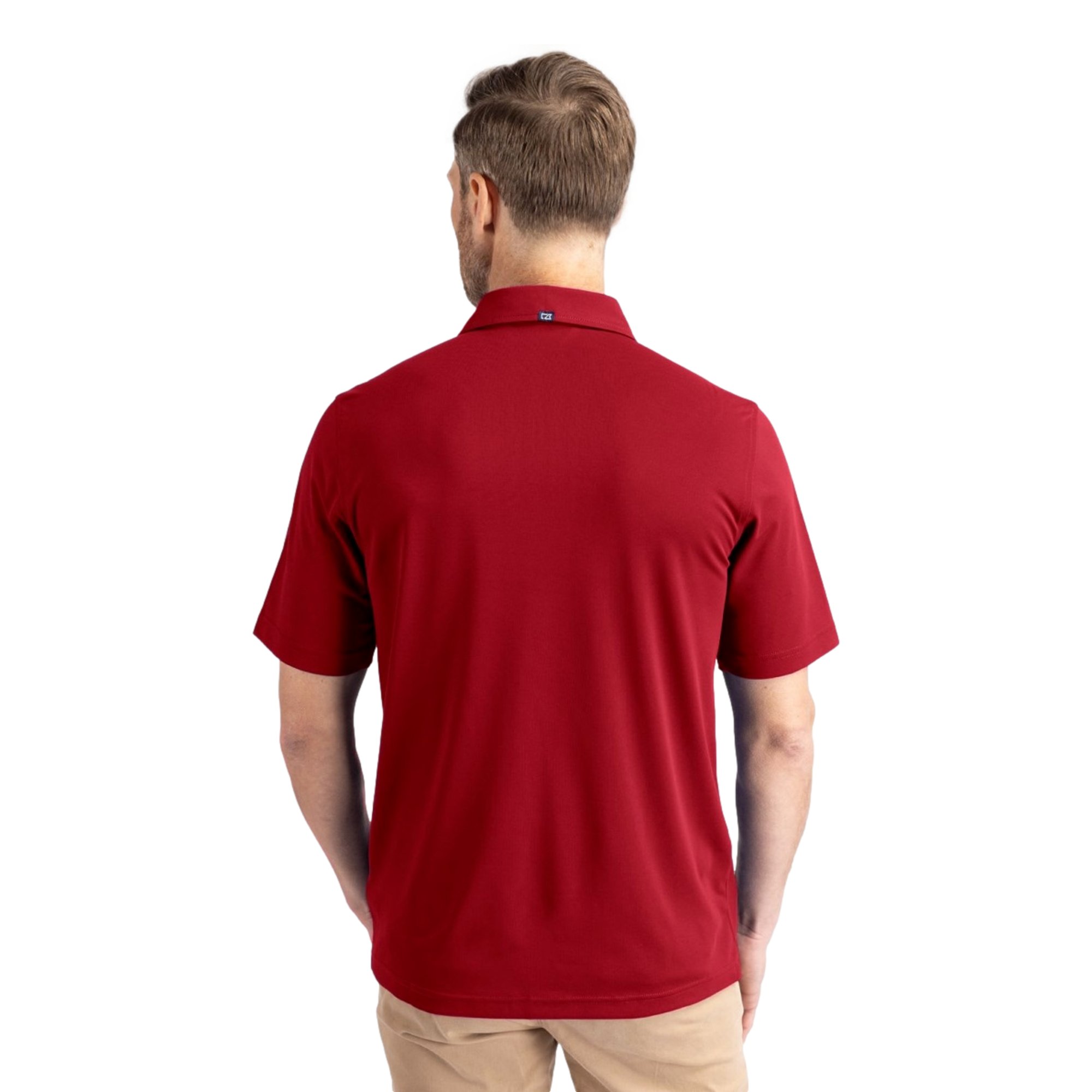 Georgia Bulldogs Cutter & Buck Virtue Eco Pique Recycled Mens Big and Tall Polo