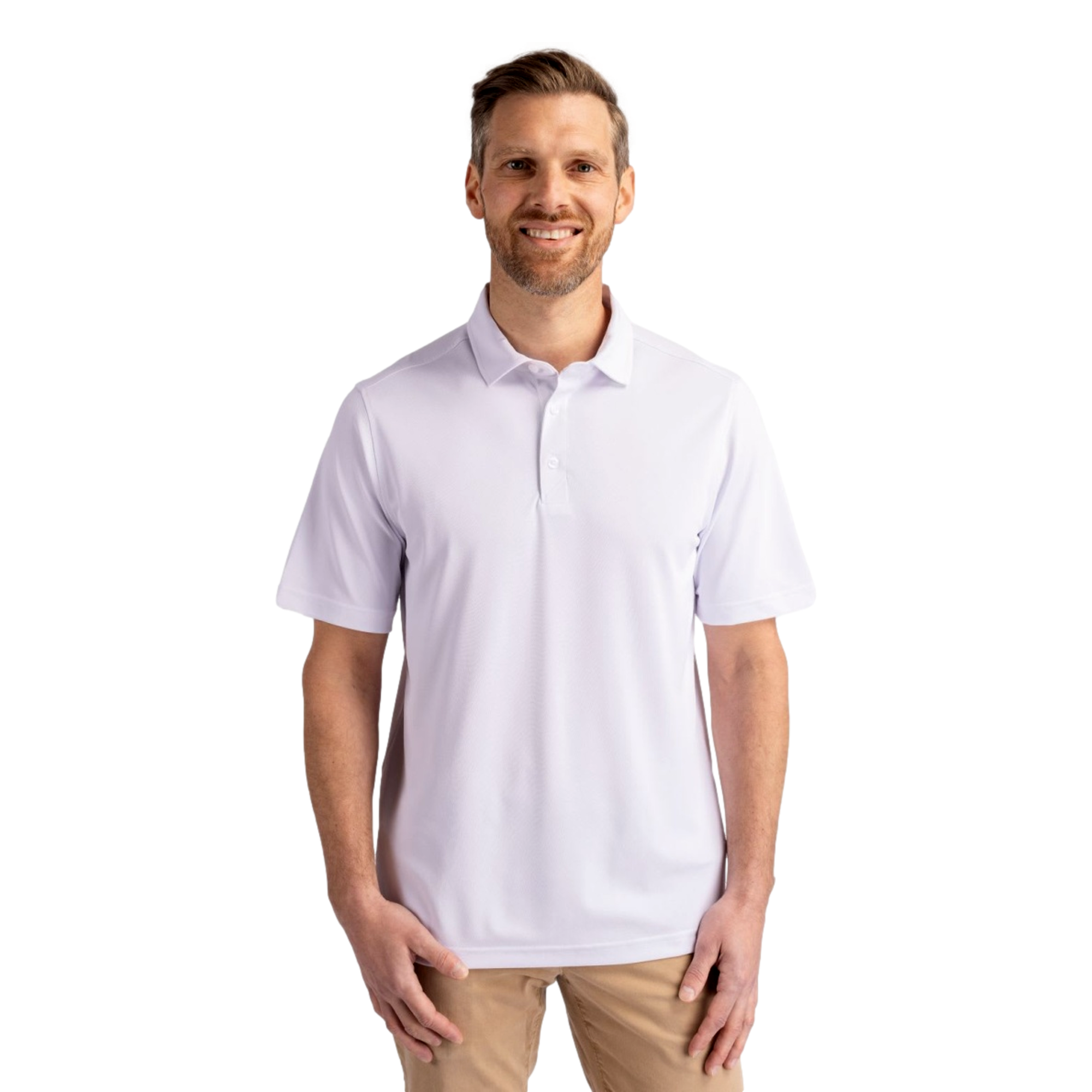 Texas A&M Aggies Cutter & Buck Virtue Eco Pique Recycled Men's Big and Tall Short Sleeve Golf Polo Shirt