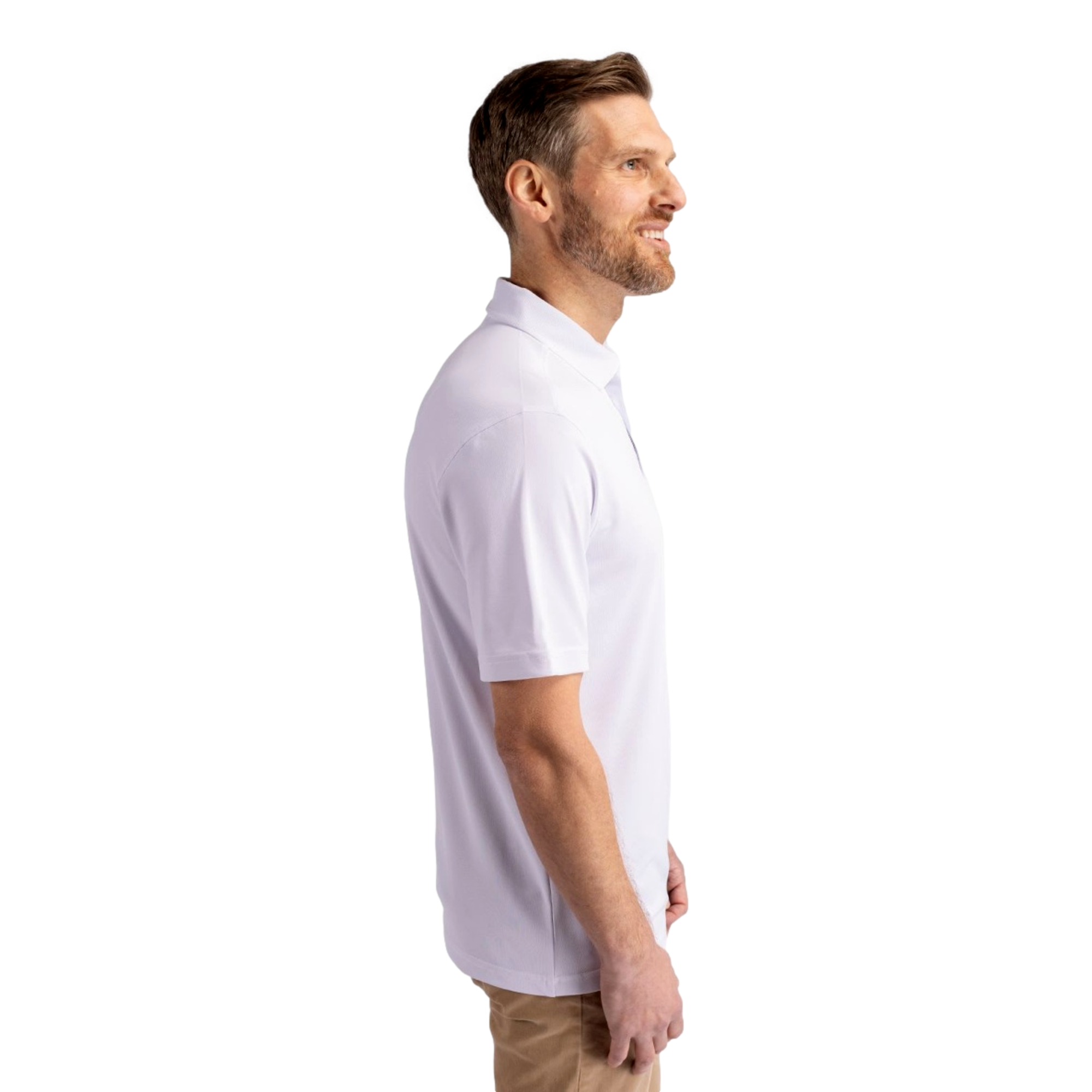 Texas A&M Aggies Cutter & Buck Virtue Eco Pique Recycled Men's Big and Tall Short Sleeve Golf Polo Shirt