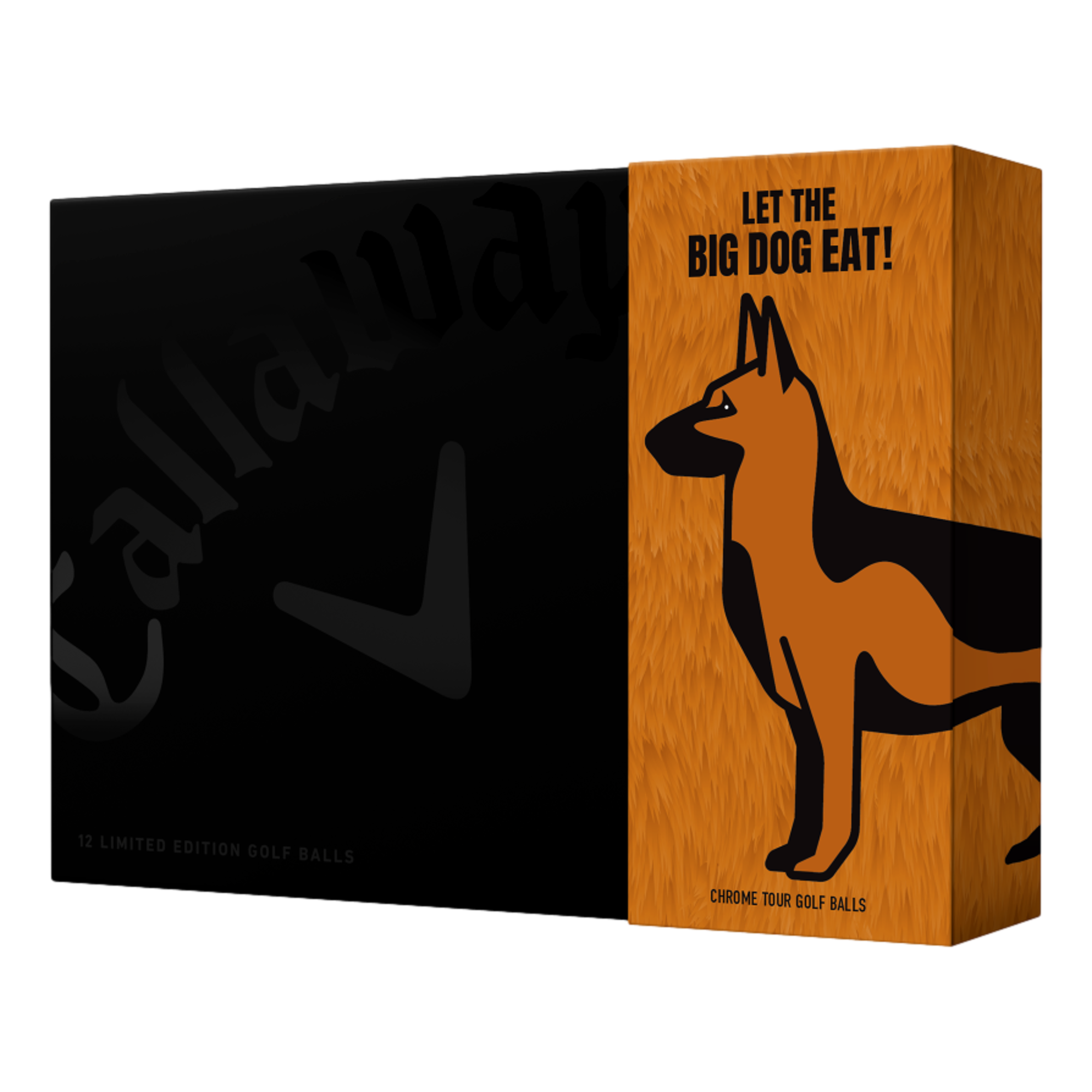Chrome Tour Let the Big Dog Eat – German Shepherd Golf Balls