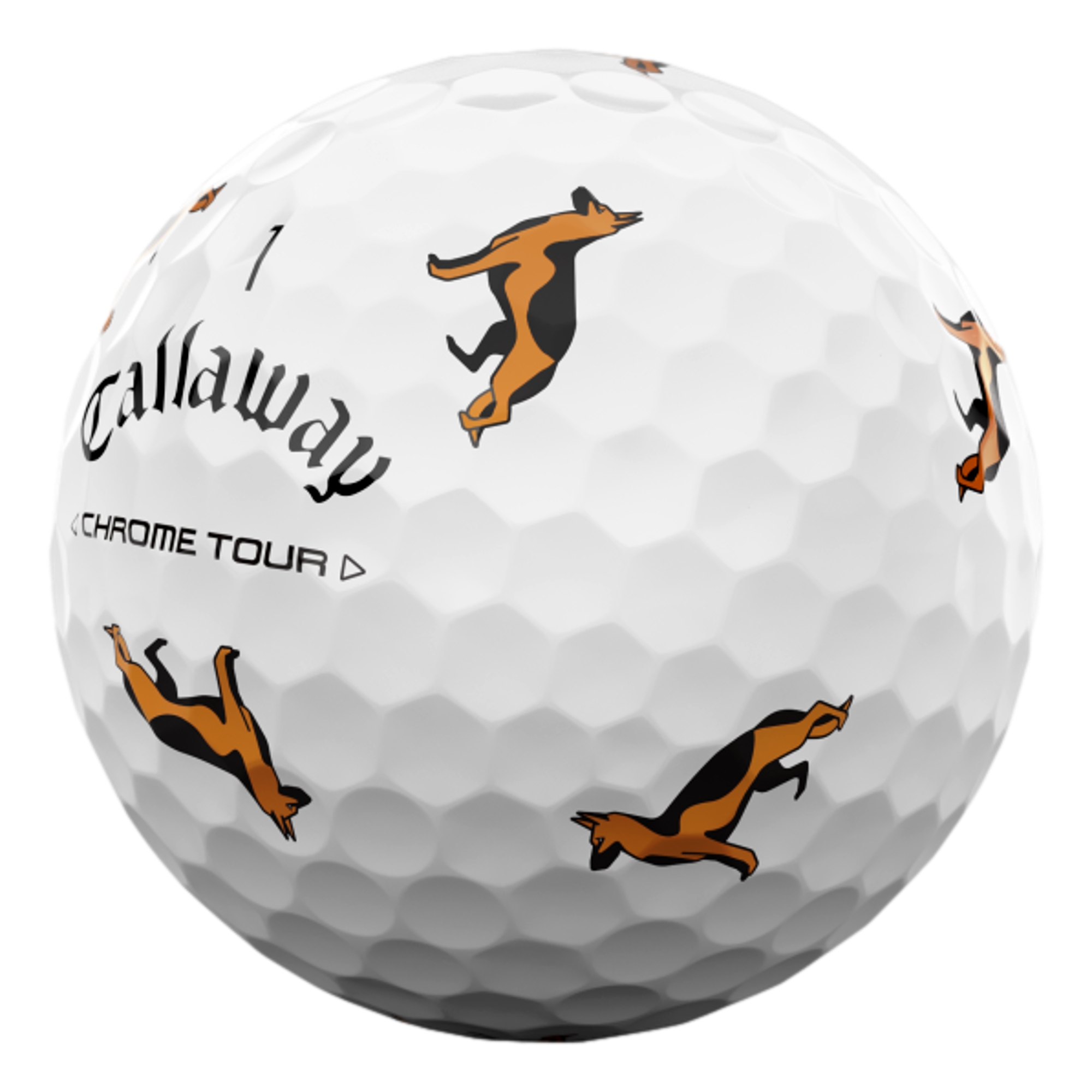 Chrome Tour Let the Big Dog Eat – German Shepherd Golf Balls