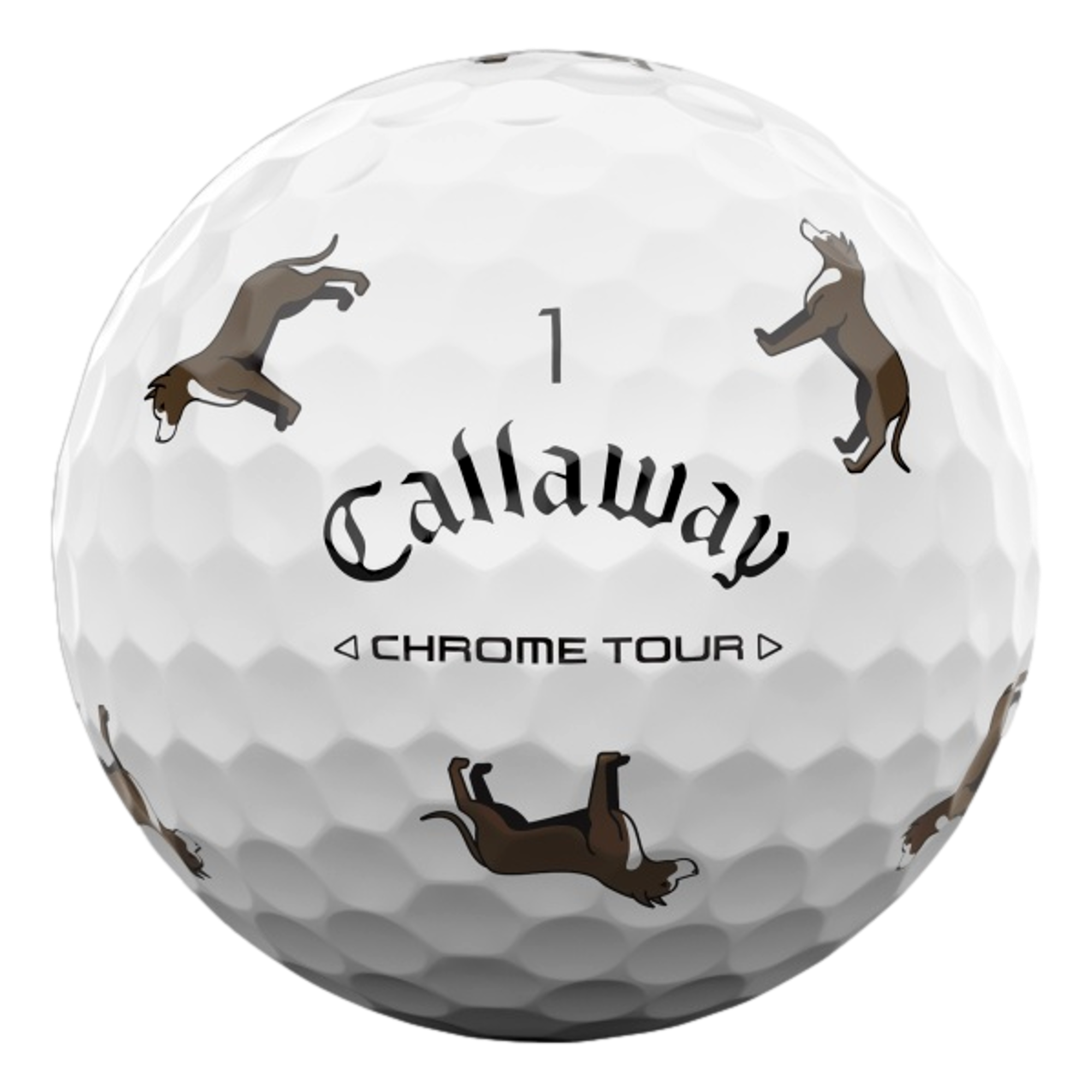 Chrome Tour Let the Big Dog Eat – Pit Bull Golf Balls