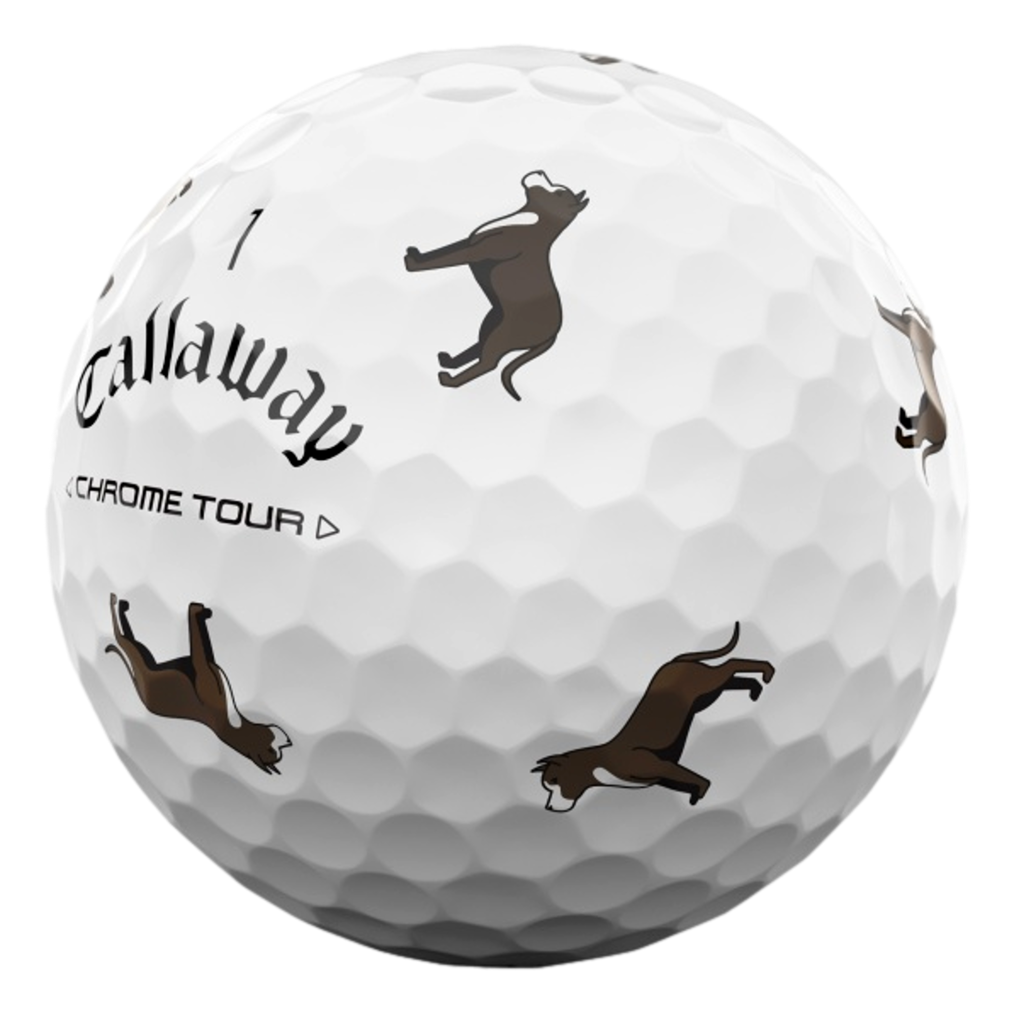 Chrome Tour Let the Big Dog Eat – Pit Bull Golf Balls