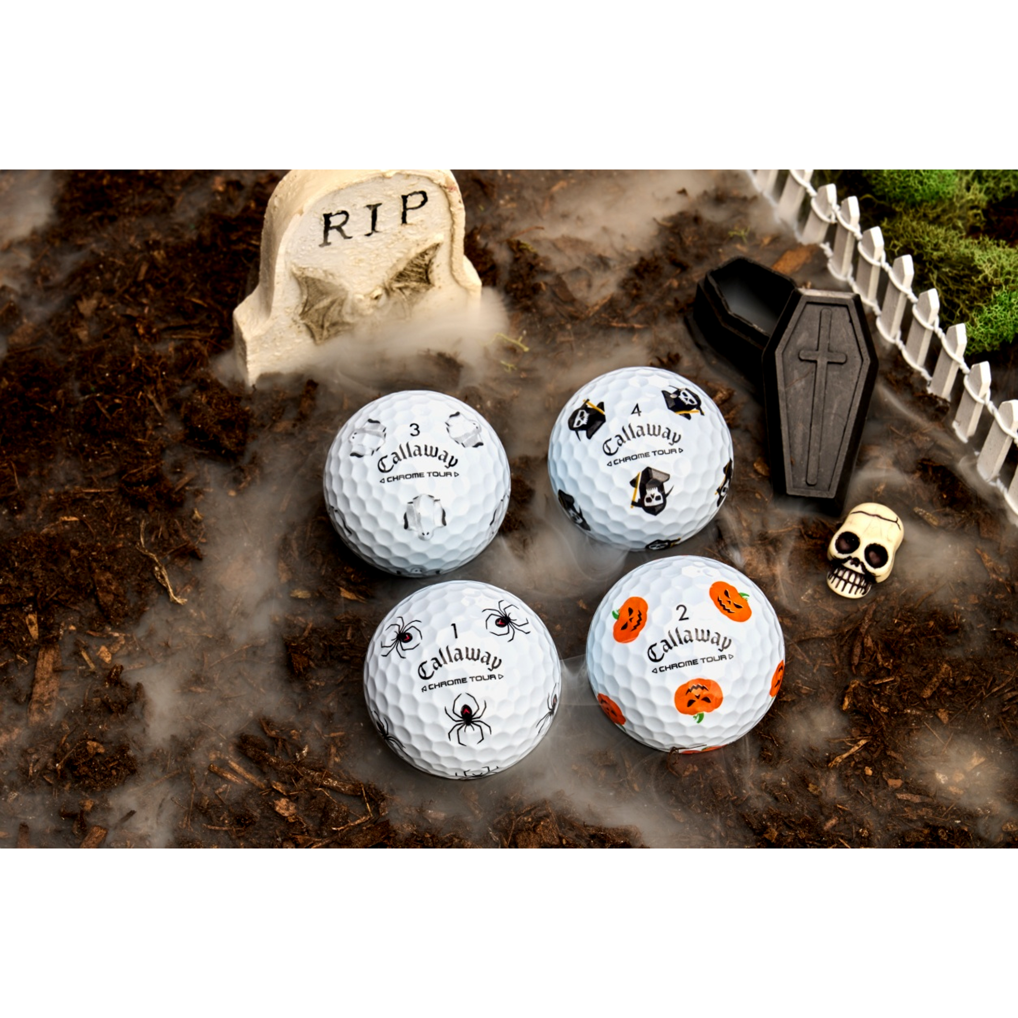 Callaway Chrome Tour 2024 Halloween Golf Balls