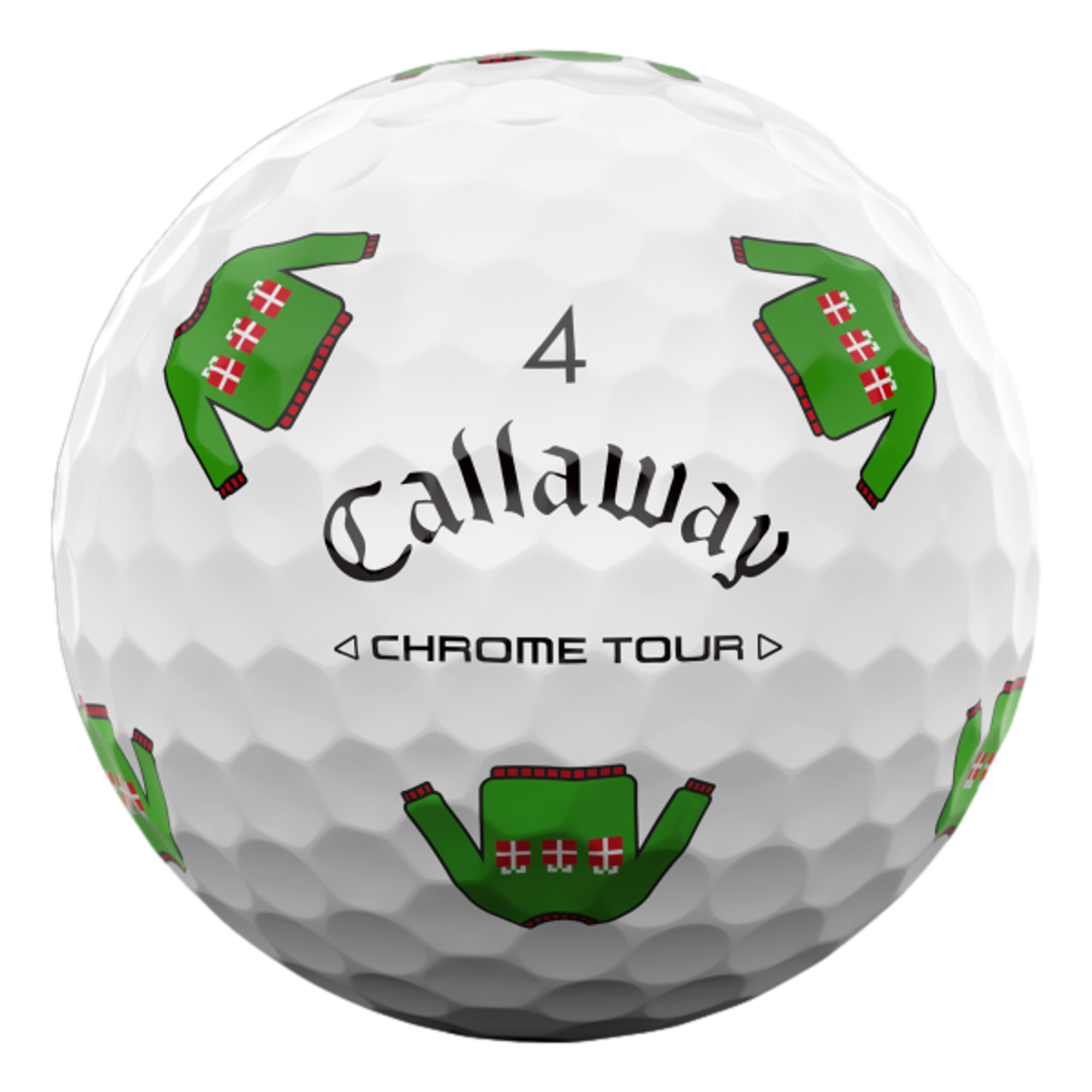 Chrome Tour 2024 TRVS Ugly Sweater Golf Balls