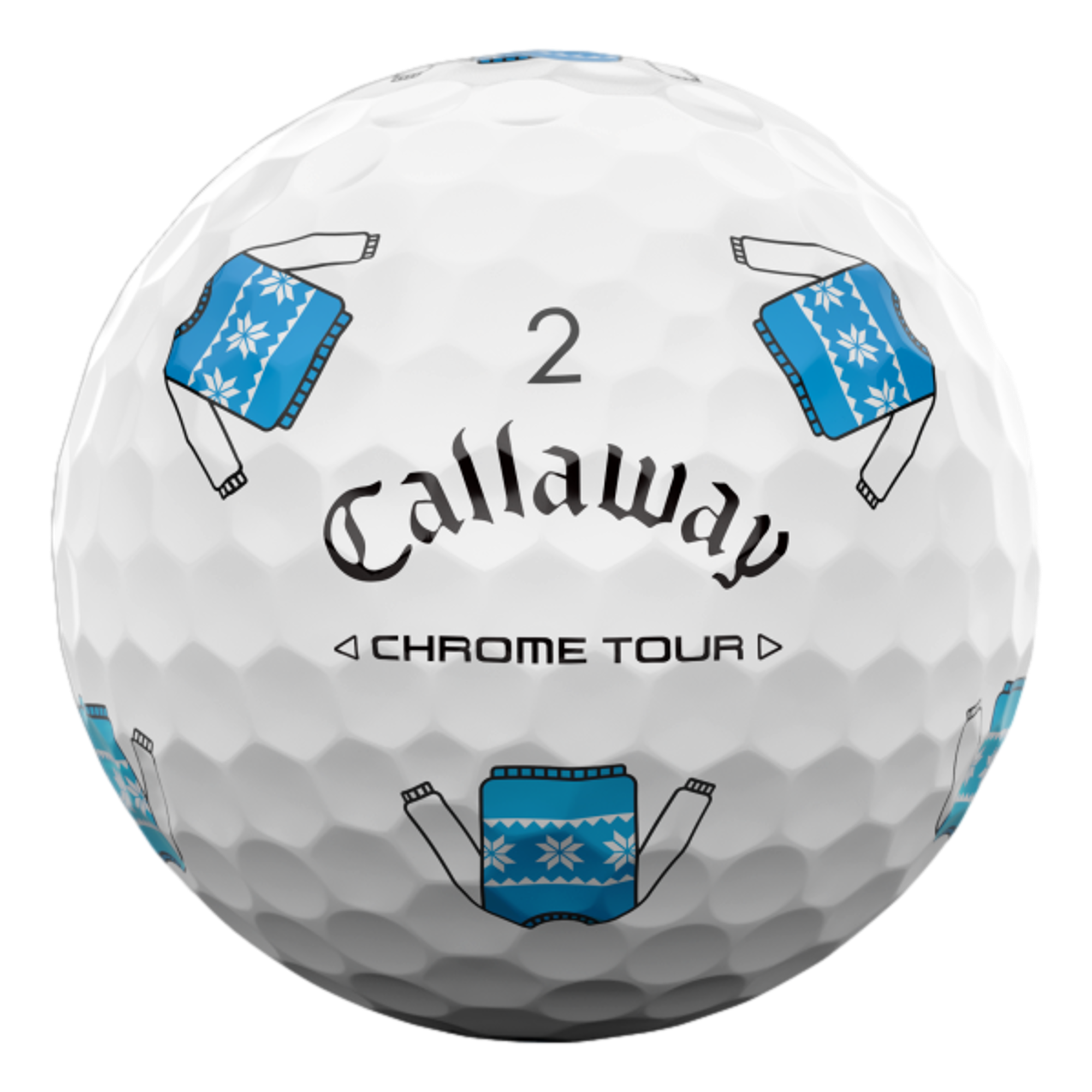 Chrome Tour 2024 TRVS Ugly Sweater Golf Balls