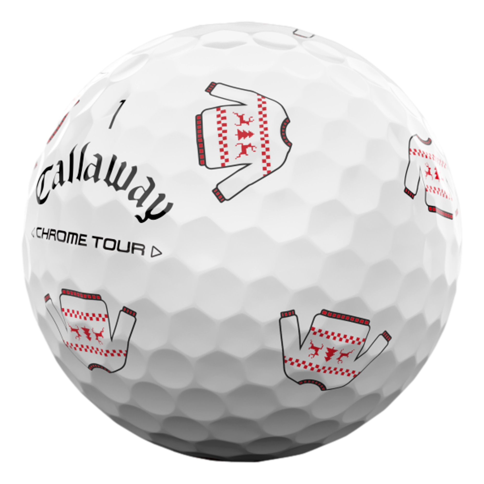 Chrome Tour 2024 TRVS Ugly Sweater Golf Balls