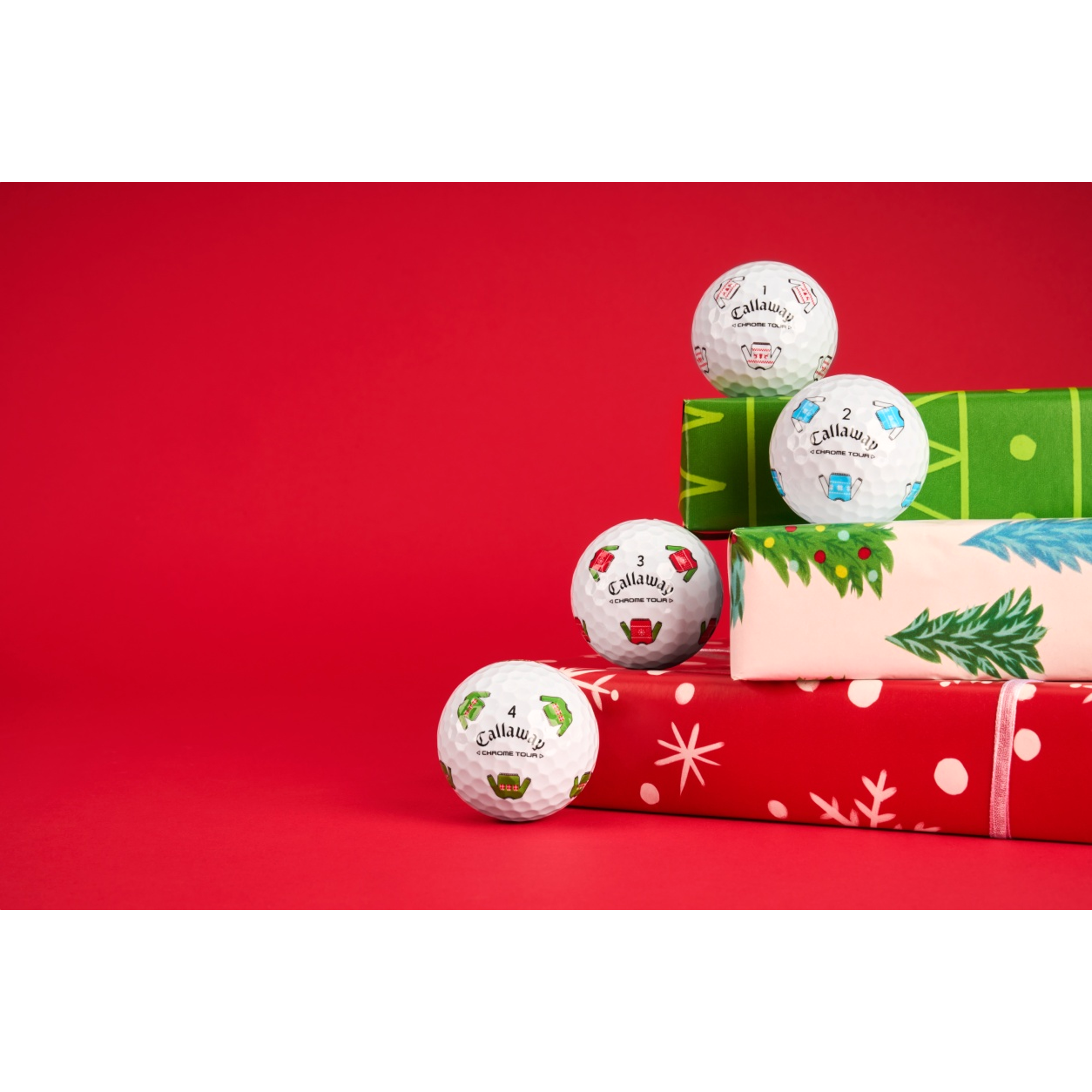 Chrome Tour 2024 TRVS Ugly Sweater Golf Balls