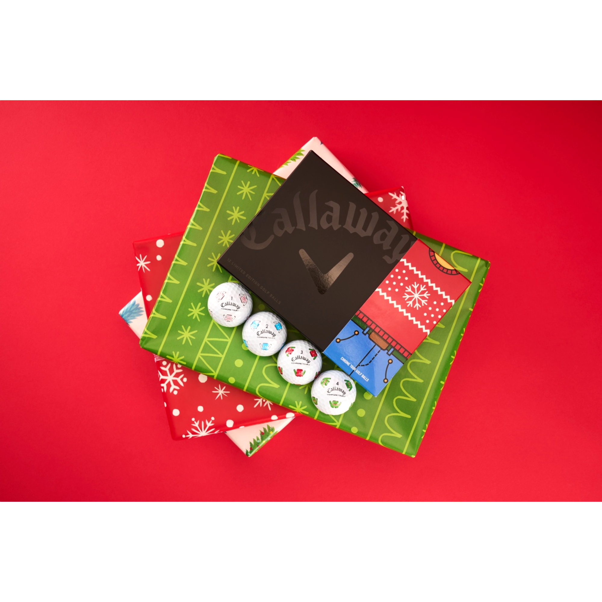 Chrome Tour 2024 TRVS Ugly Sweater Golf Balls