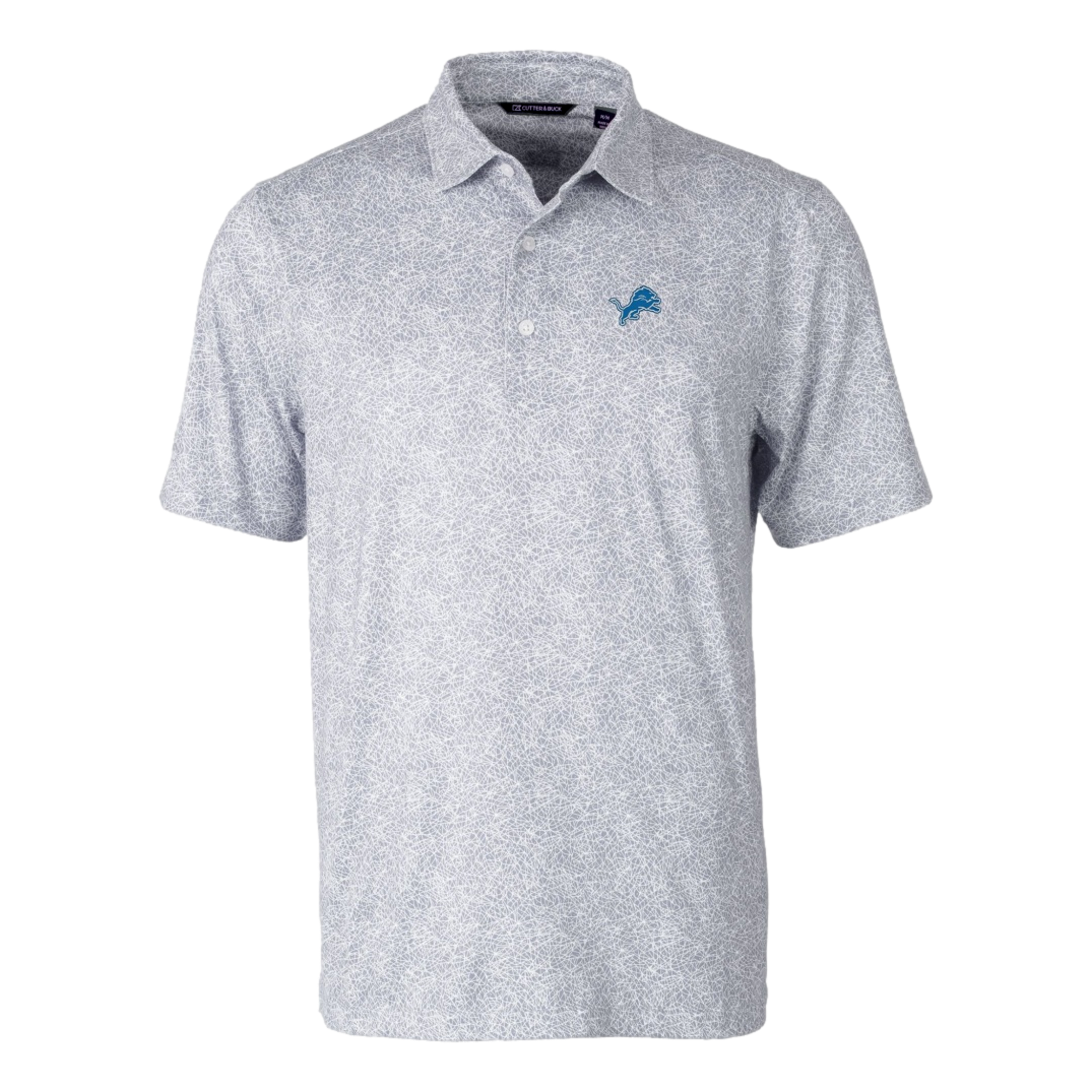 Detroit Lions Pike Constellation Print Polo Shirt