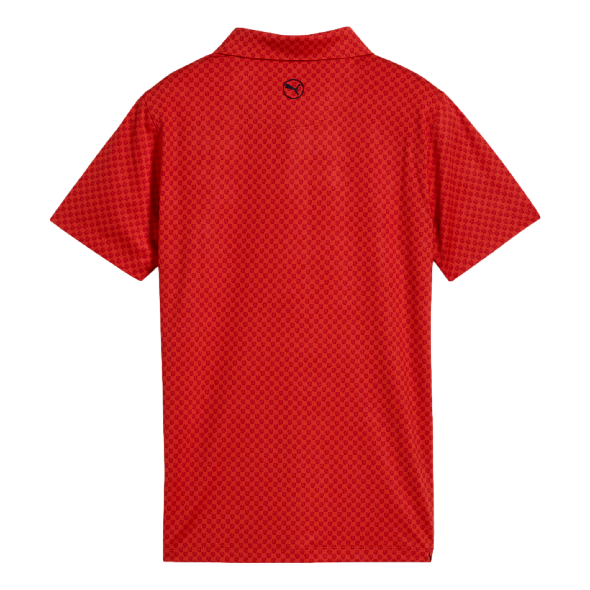 Boys Micro Floral Polo Shirt