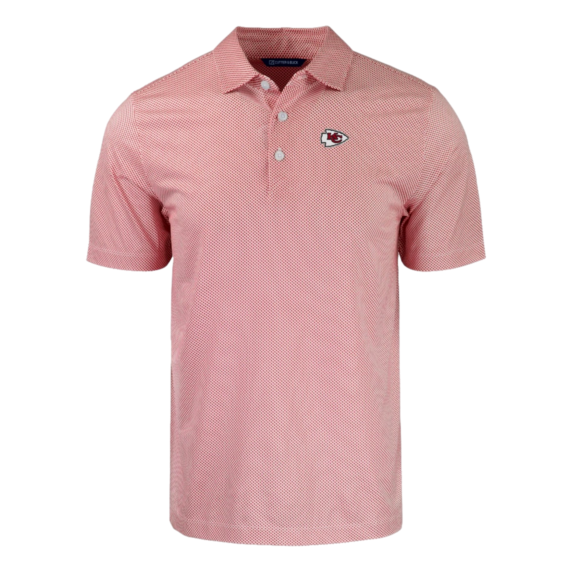 Kansas City Chiefs Pike Eco Symmetry Print Recycled Polo Shirt