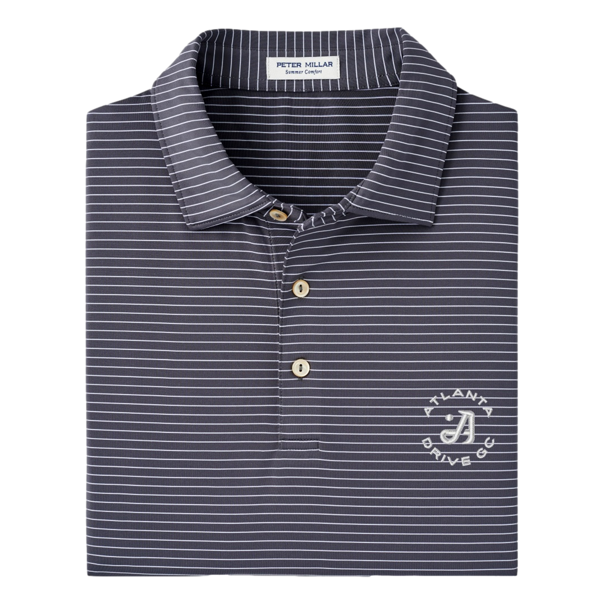 TGL Atlanta Drive GC Hemlock Striped Polo Shirt