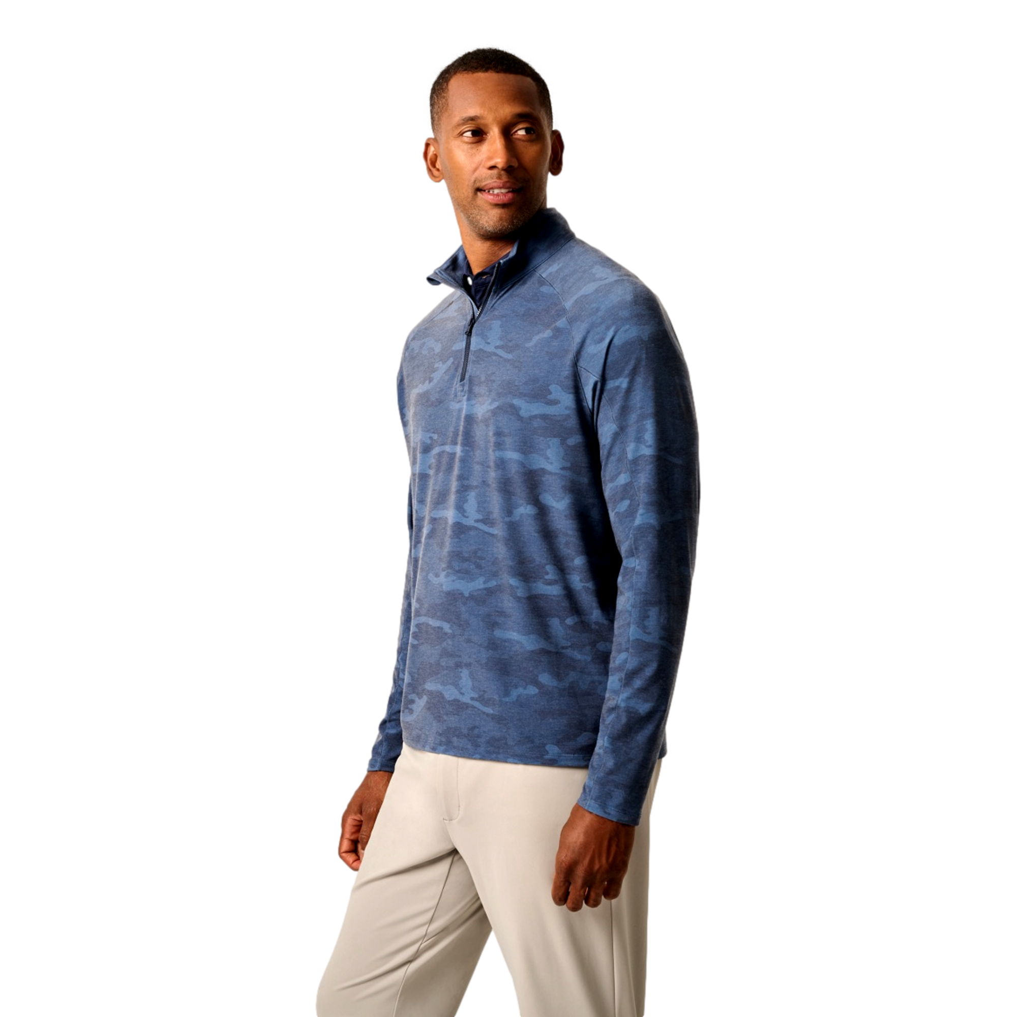 Patton Men's Long Sleeve Golf Polo Shirt