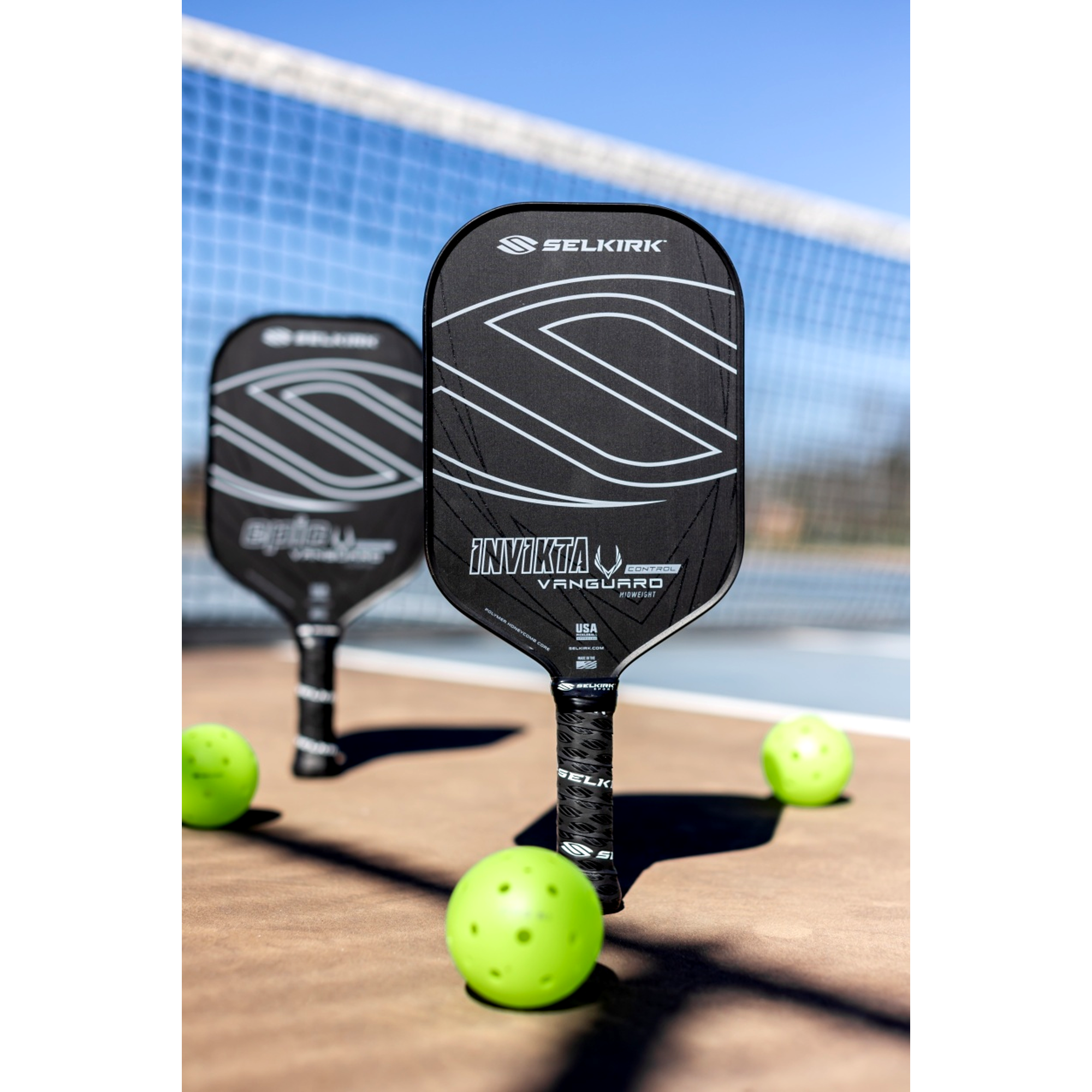 VANGUARD Control- S2 Raw Carbon Pickleball Paddle