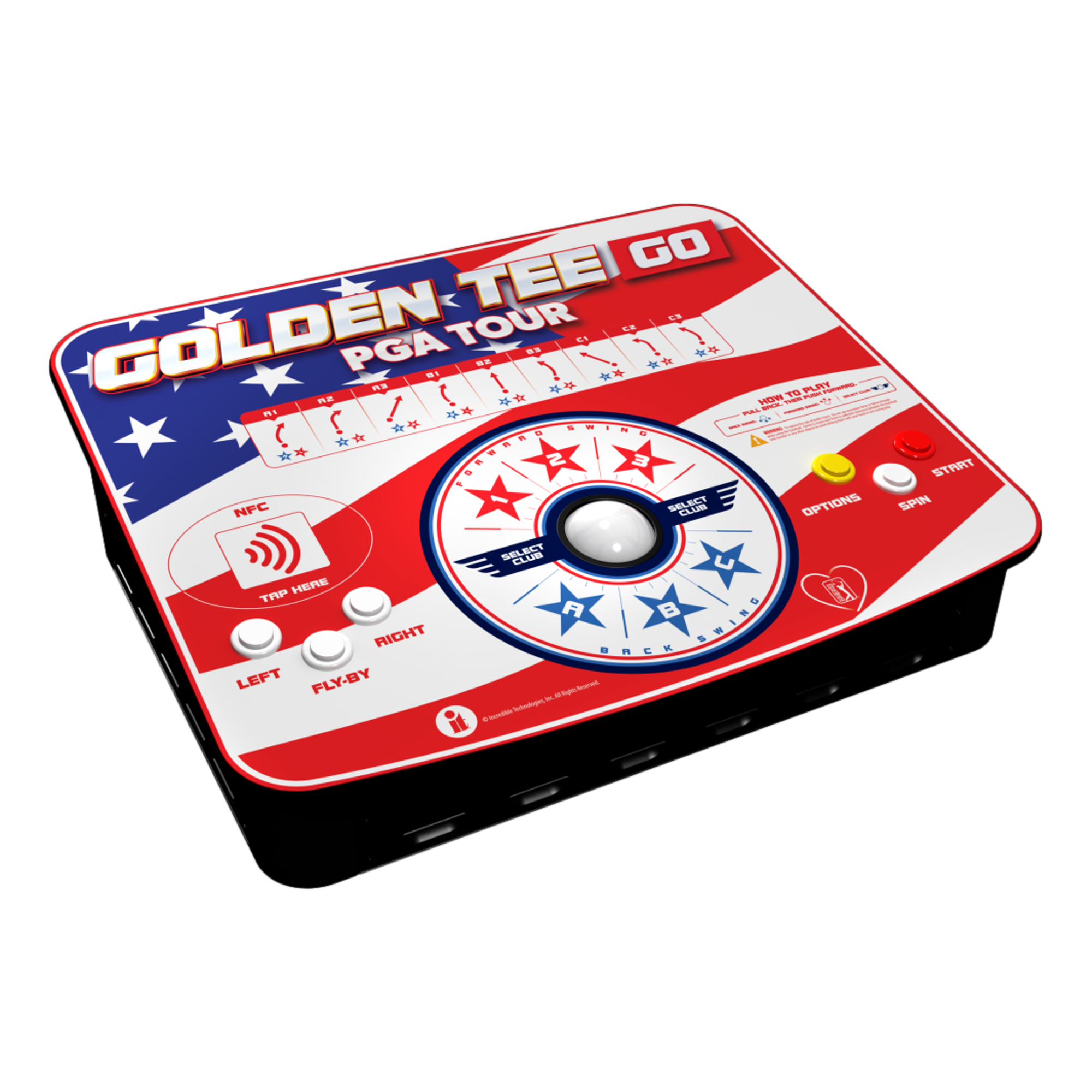 Golden Tee GO PGA TOUR: Stars and Stripes Edition