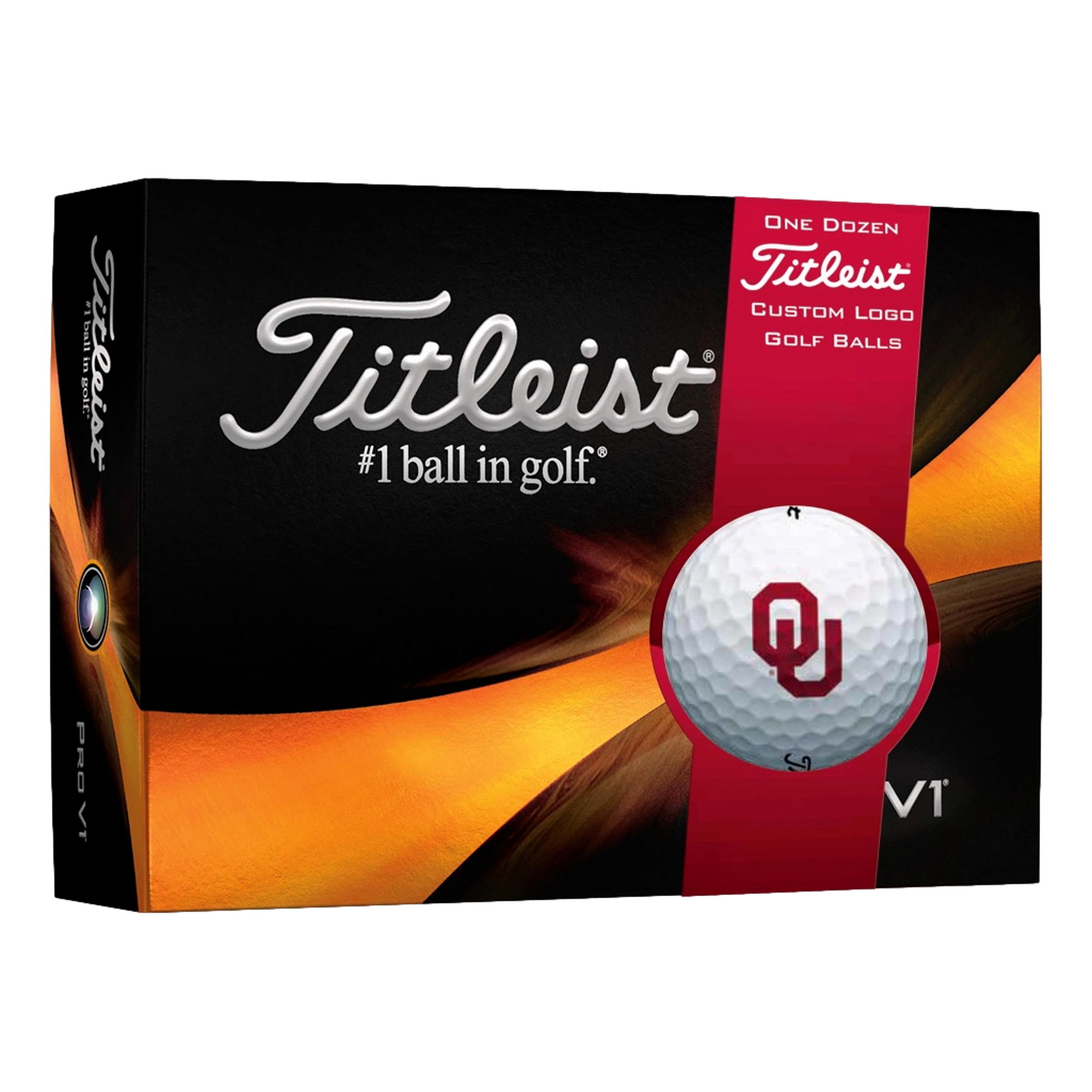 Oklahoma Sooners Pro V1 2023 Golf Balls