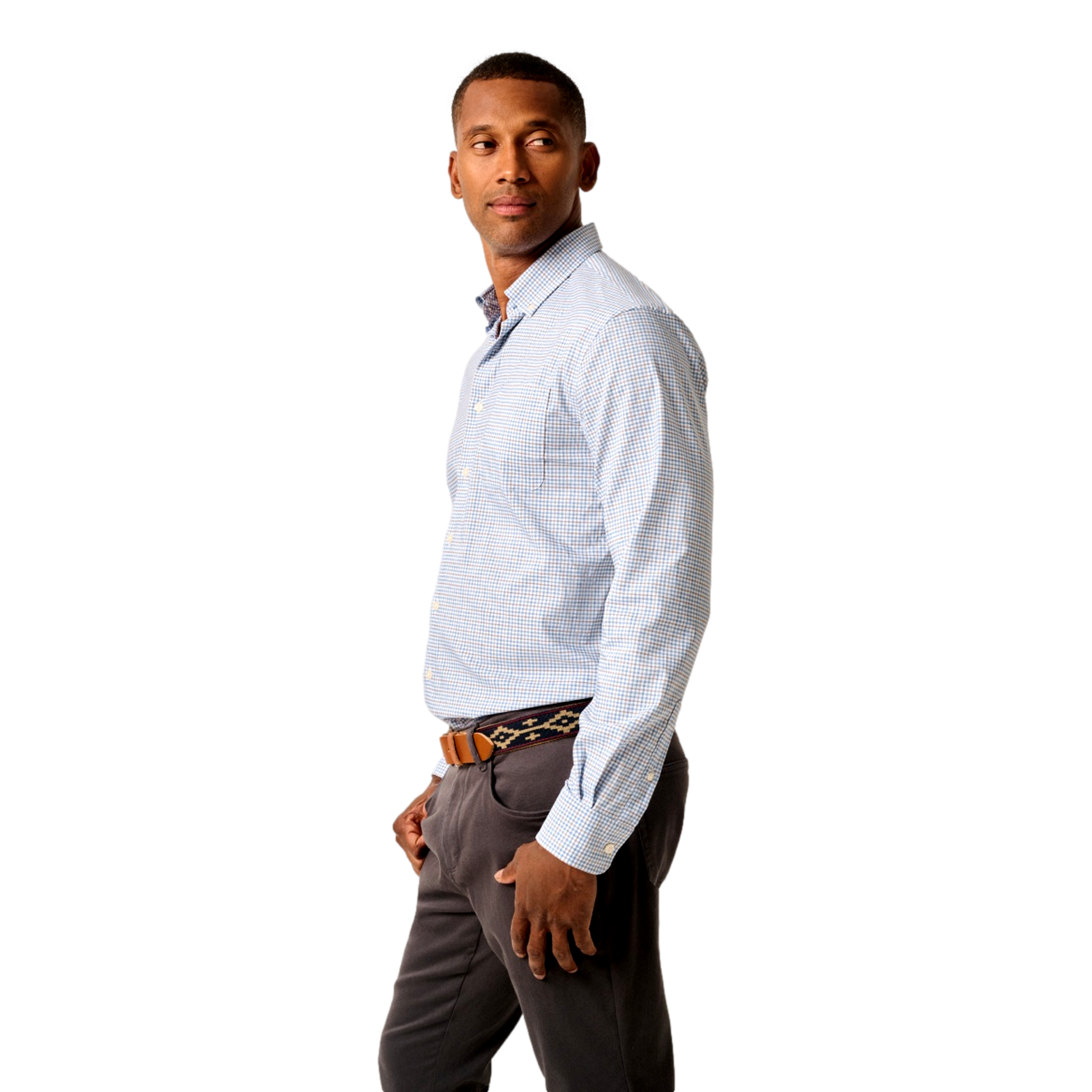 Shay Woven Button Up Shirt