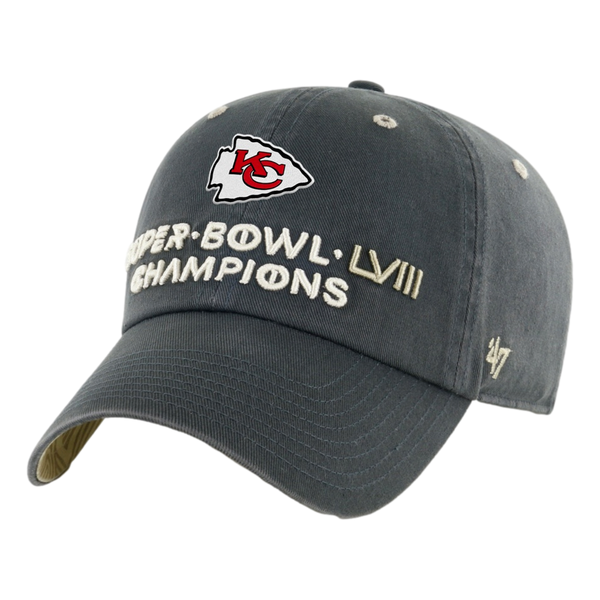 Kansas City Chiefs Sb Side Hit  Clean Up Hat