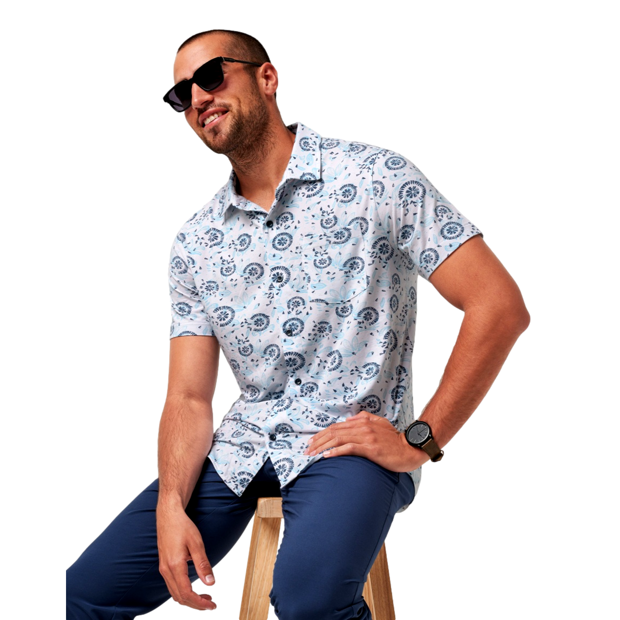 Flourish Button Down Shirt