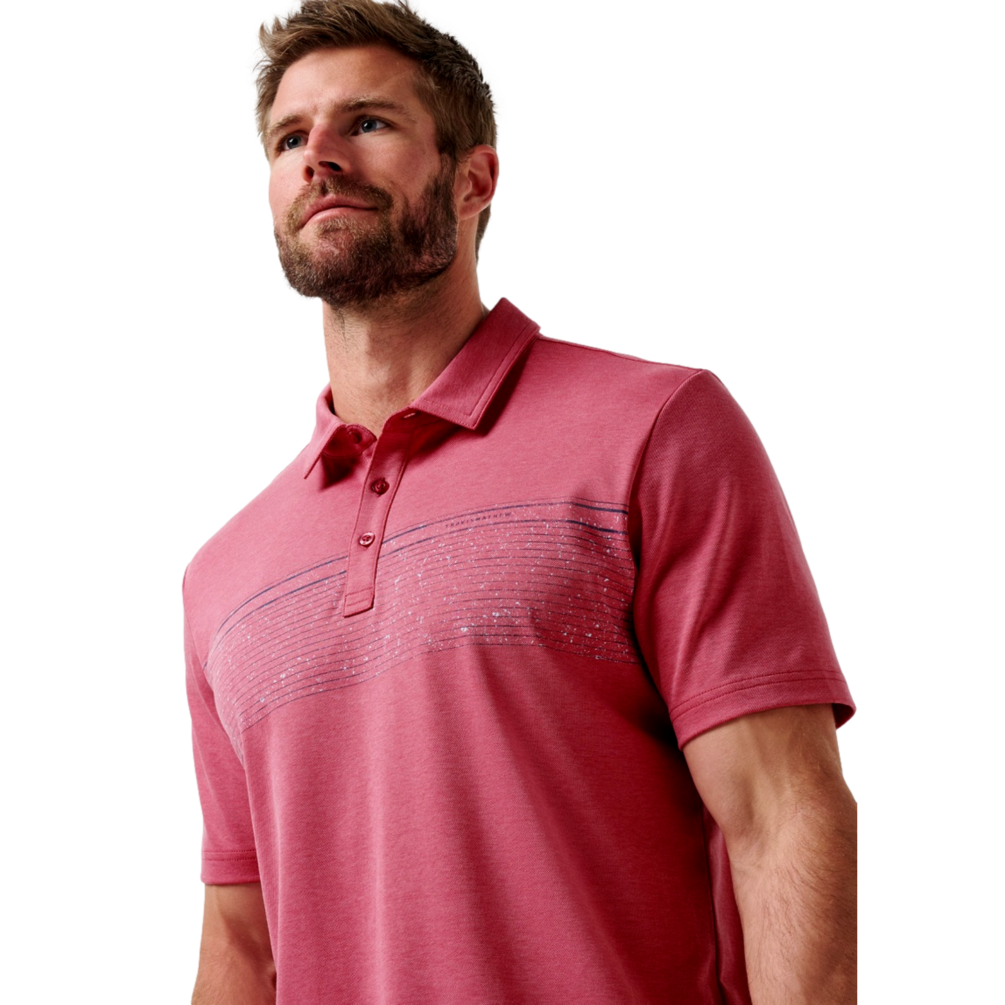 Final Call Chest Stripe Men's Short Sleeve Golf Polo Shirt