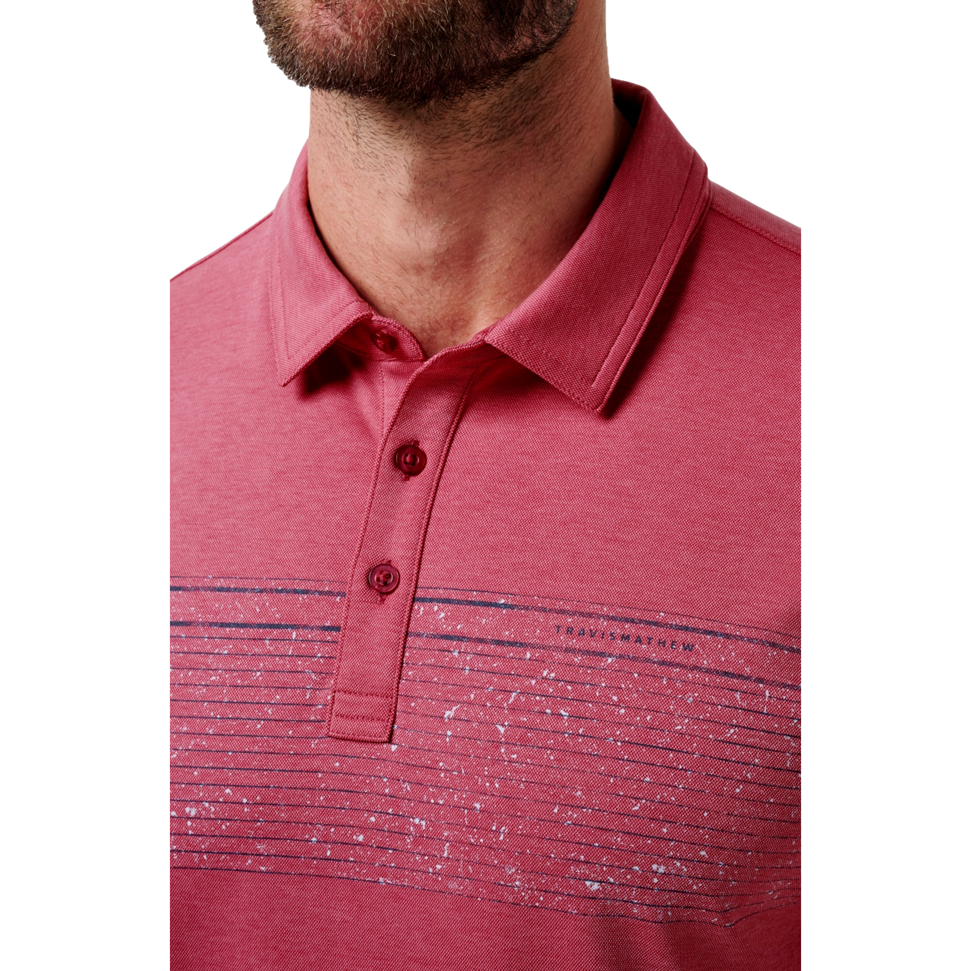 Final Call Chest Stripe Men's Short Sleeve Golf Polo Shirt