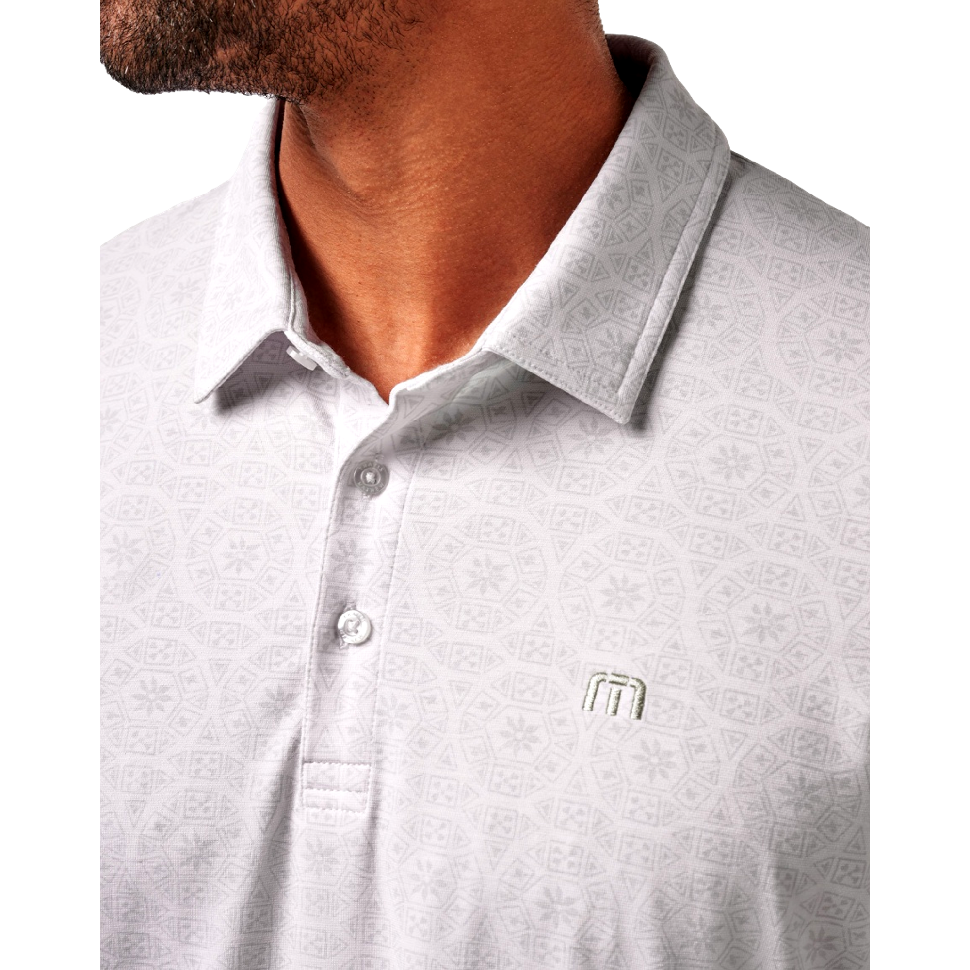 Free Passage Geo Print Polo Shirt