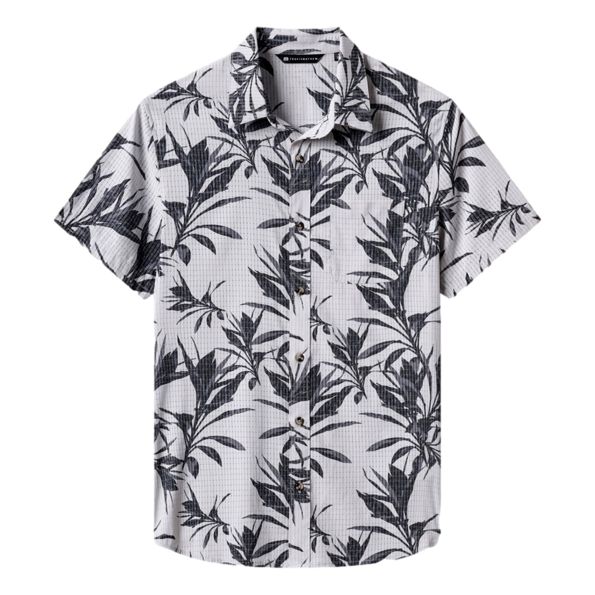 Light Map Men's Button Up Short Sleeve Golf Polo Shirt