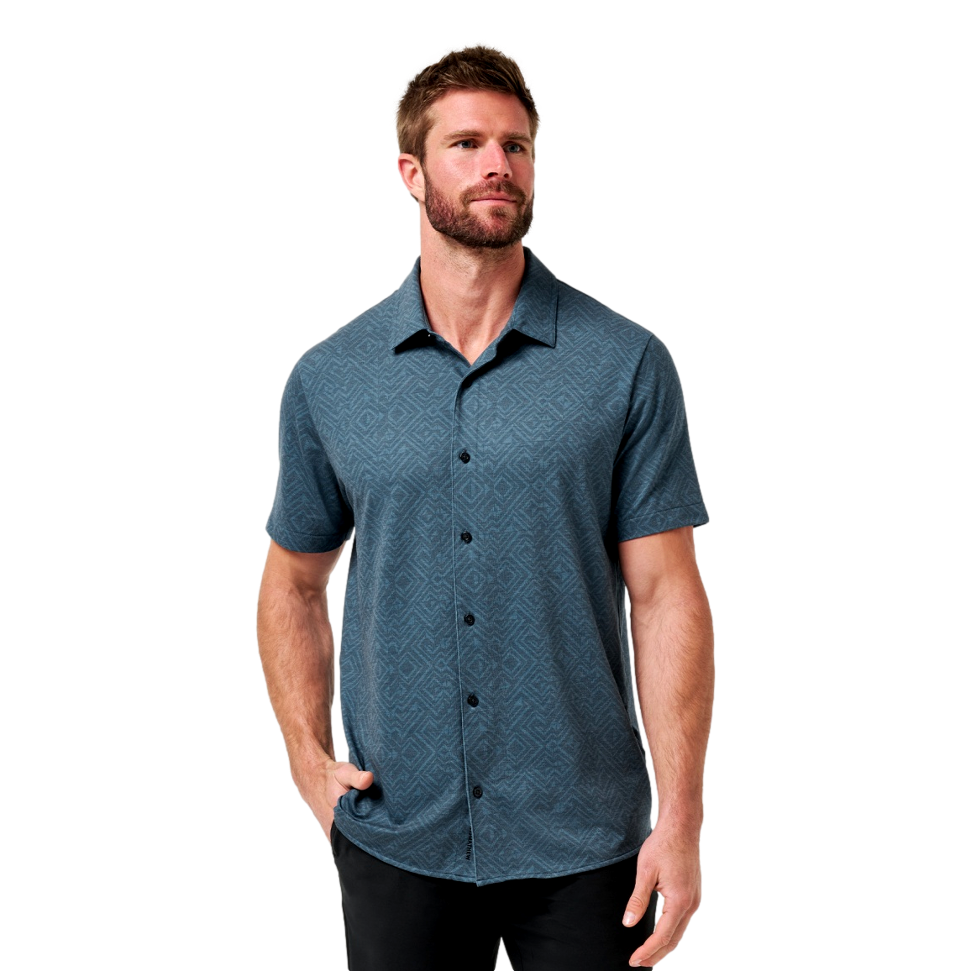 Featherweight Night Men's Short Sleeve Golf Polo Shirt