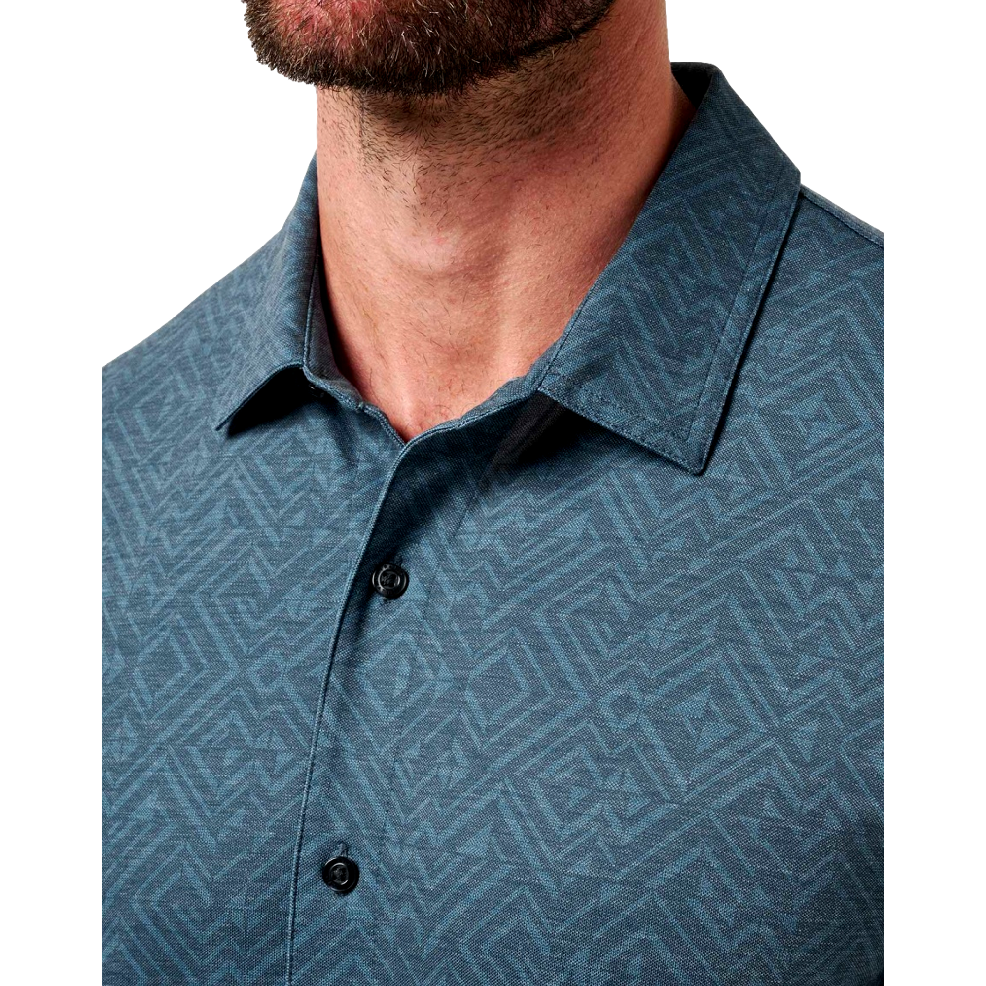 Featherweight Night Men's Short Sleeve Golf Polo Shirt