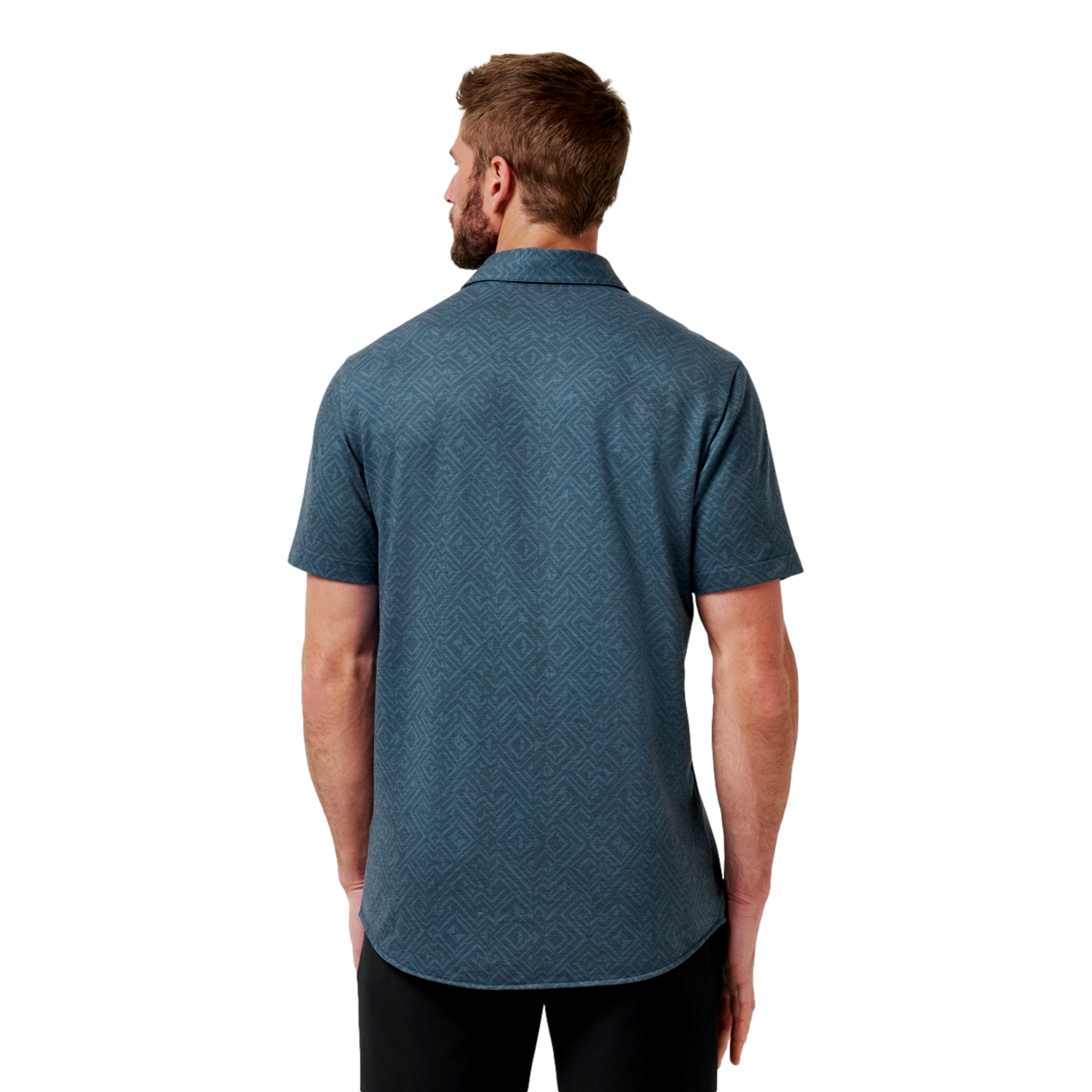 Featherweight Night Men's Short Sleeve Golf Polo Shirt