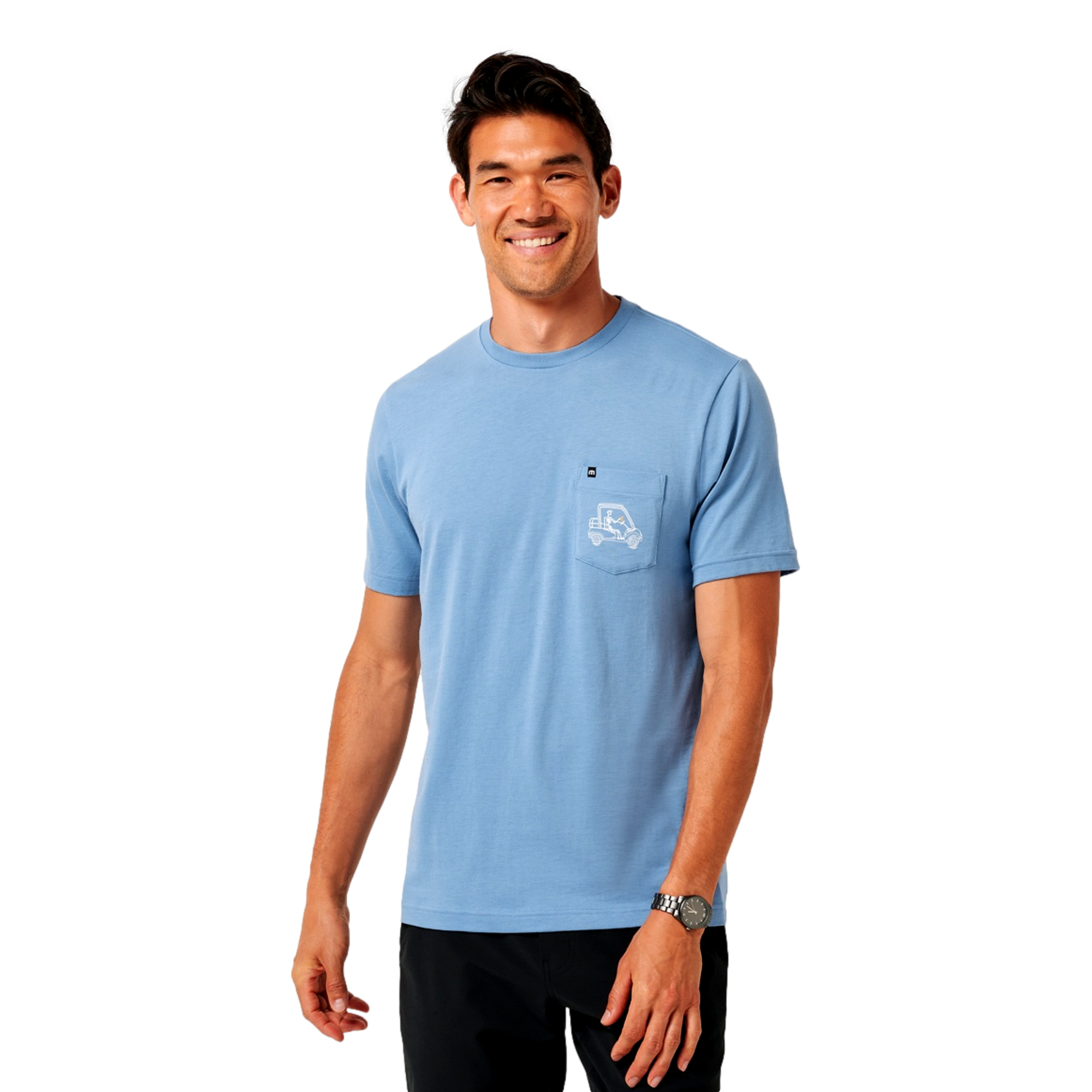 Lost Mapes Pocket Men's Golf T-Shirt