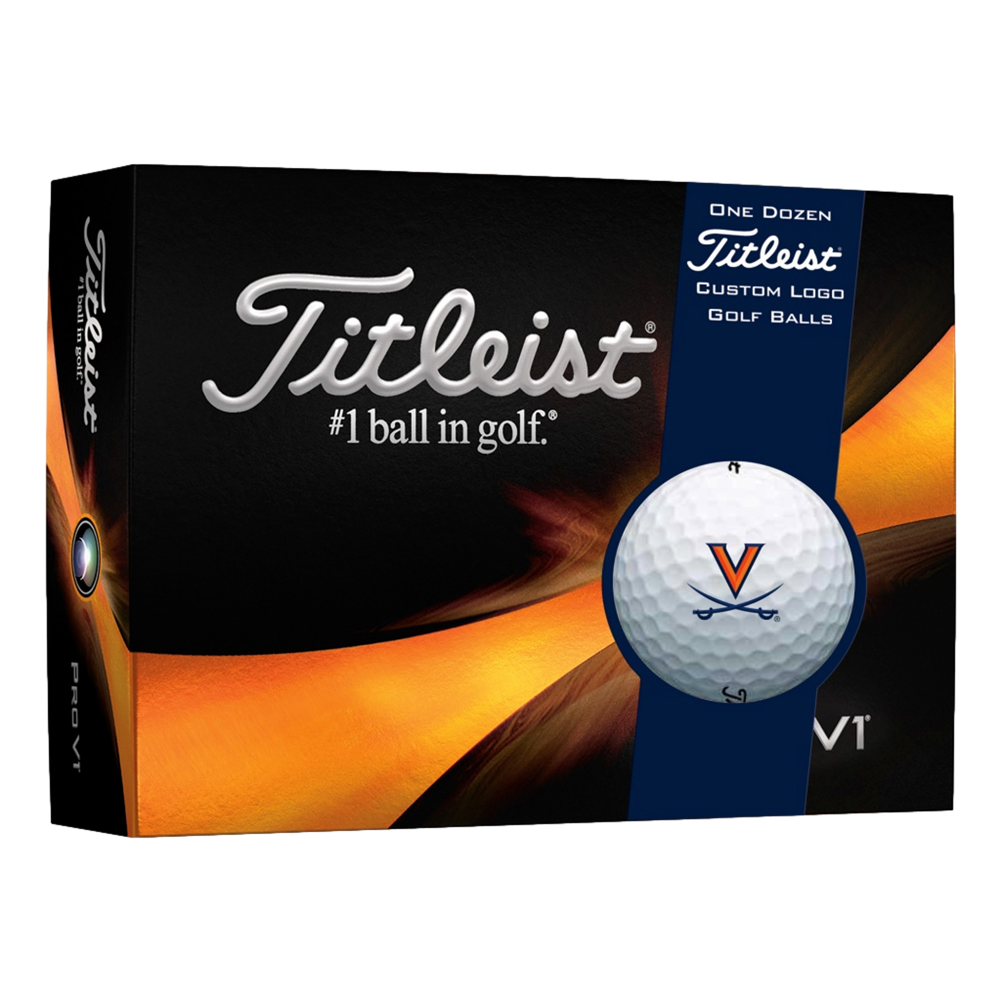 Virginia Cavaliers Pro V1 2023 Golf Balls