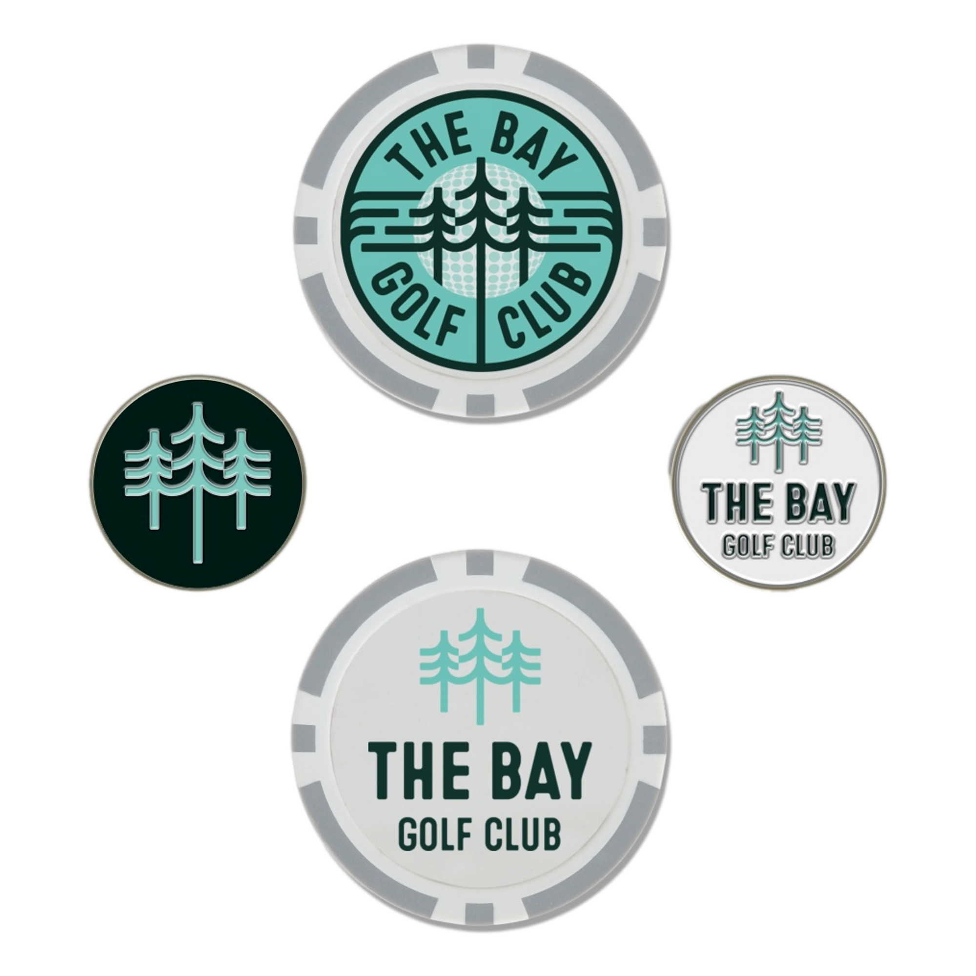 The Bay Golf Club TGL Ball Marker Set