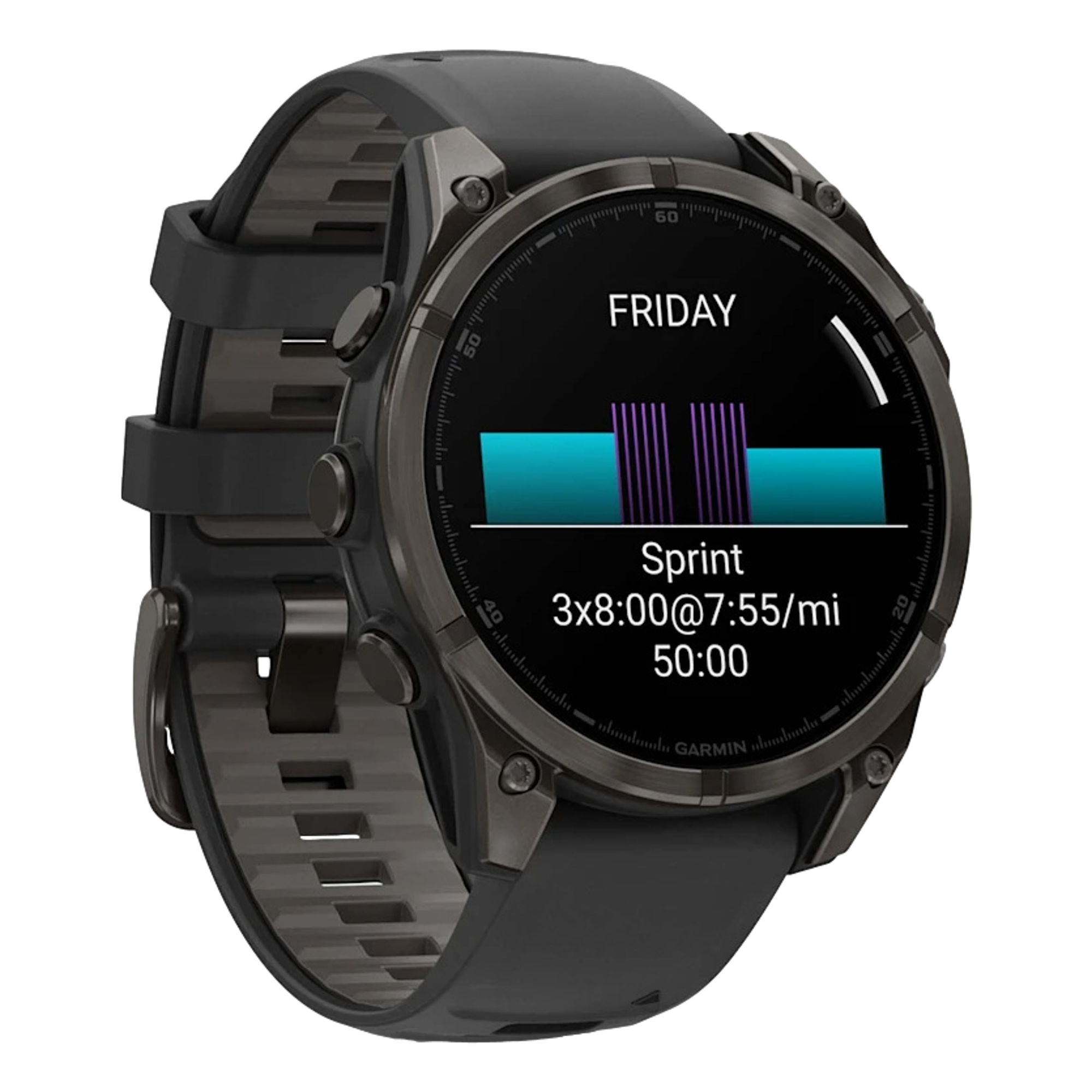 fenix 8 Amoled Sapphire Gray/Black 47mm