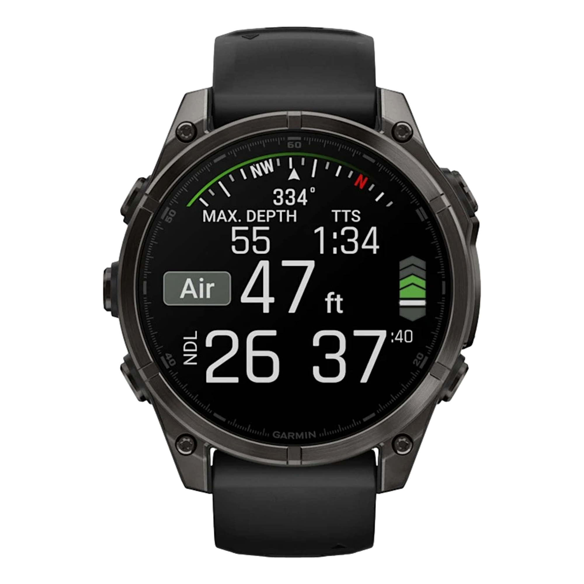 fenix 8 Amoled Sapphire Gray/Black 47mm