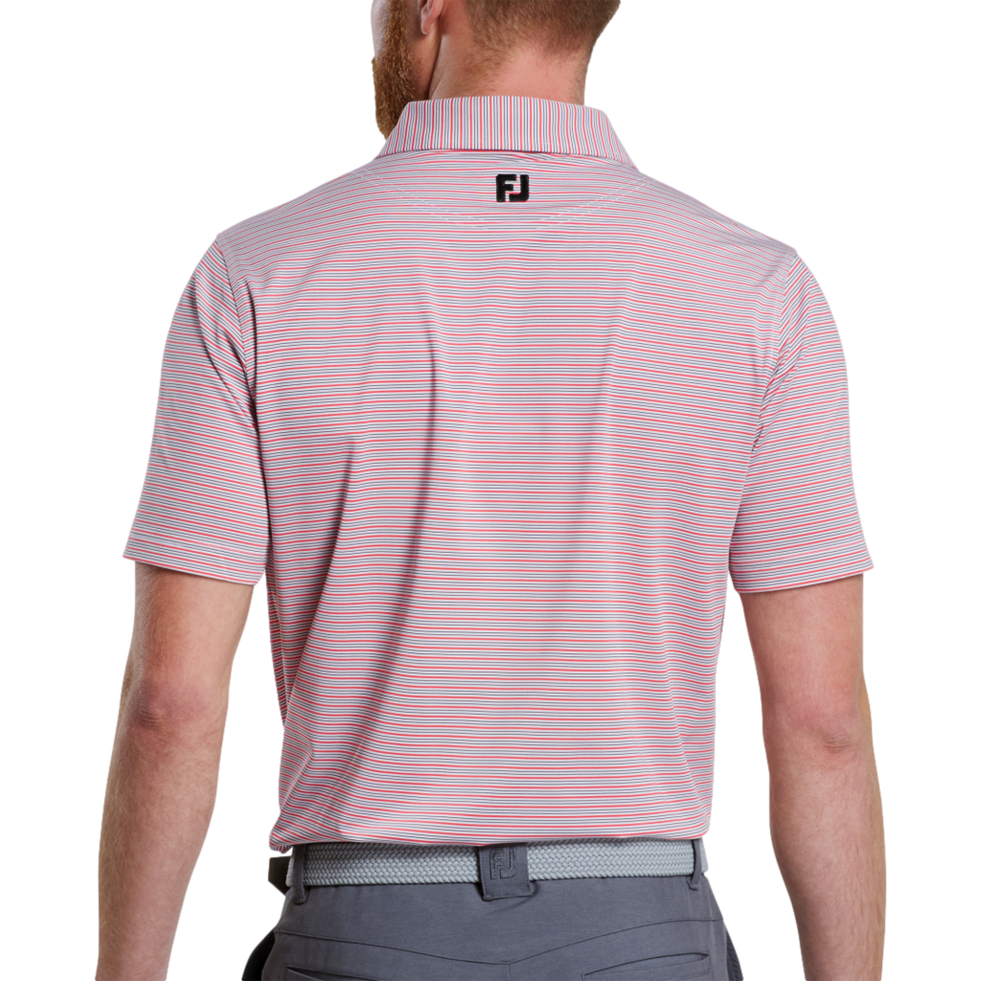 Emory Stripe Lisle Polo Shirt